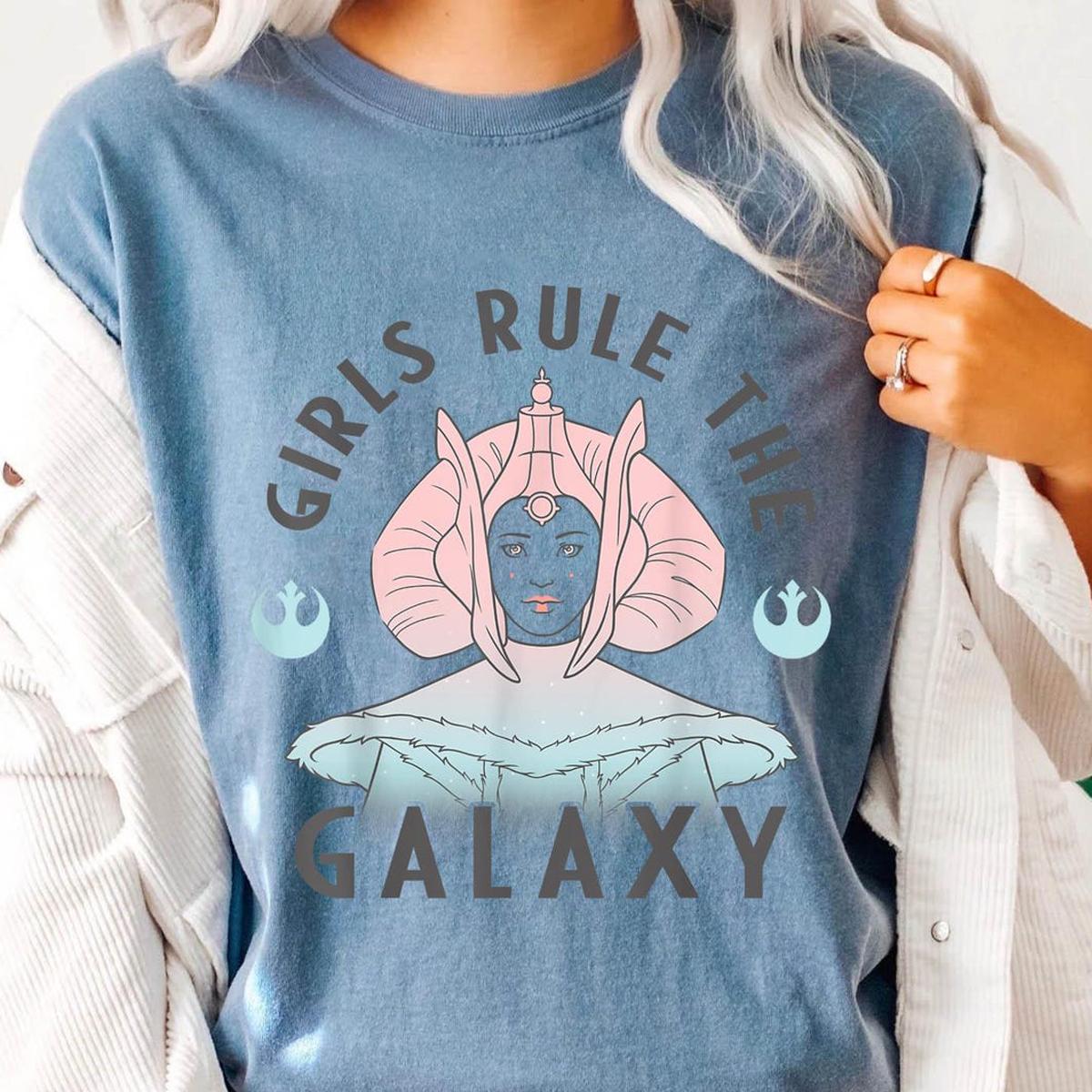 Padme Amidala Girls Rule The Galaxy Star Wars Shirt 5