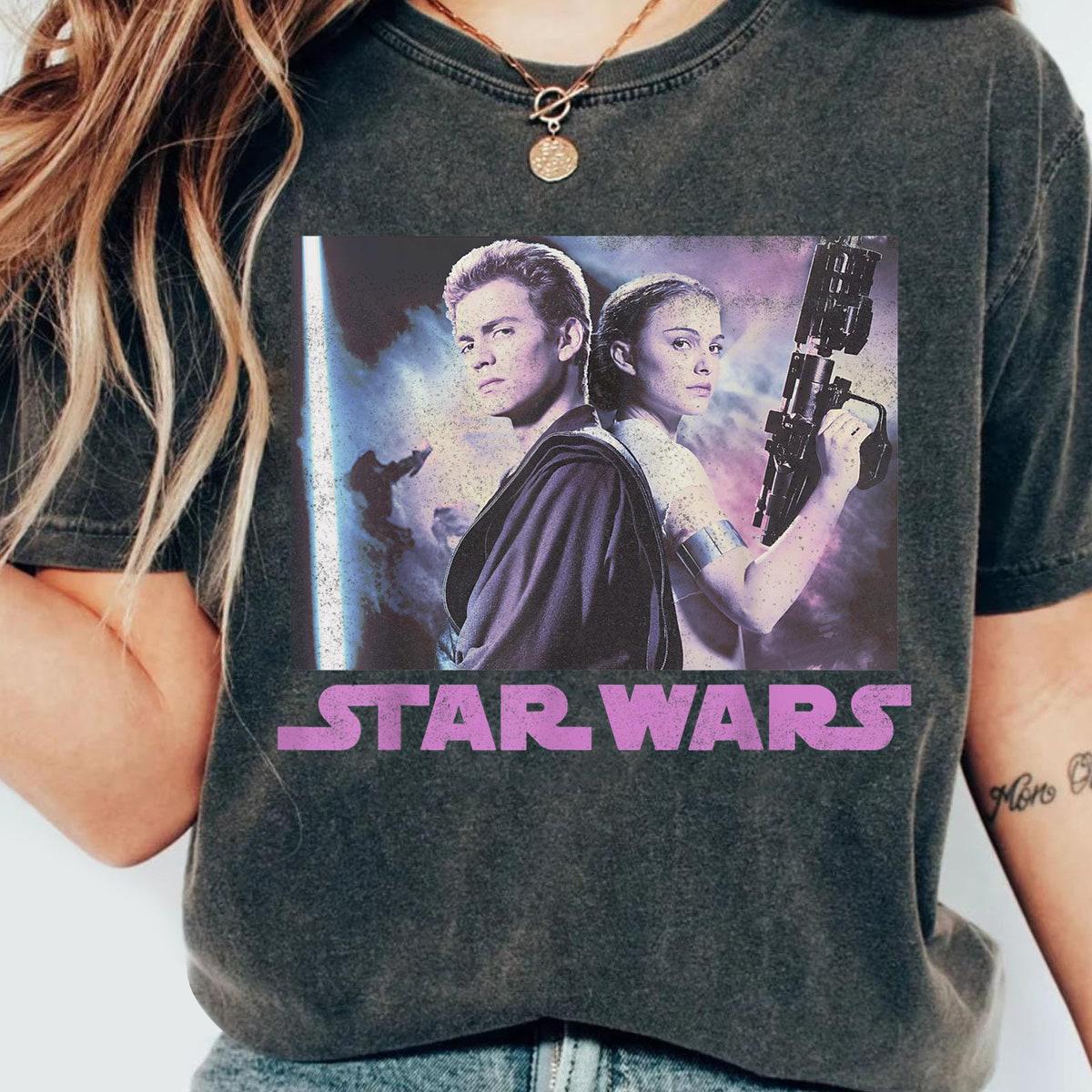 Padme And Anakin Portrait Star Wars Couple Shirt 1