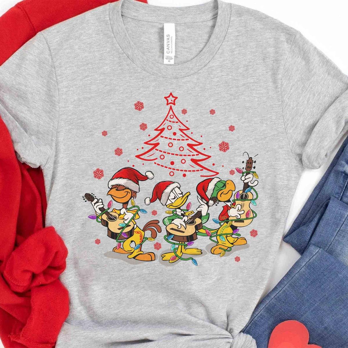 Panchito Donald Mickey's Very Merry Xmas Party Shirt 4