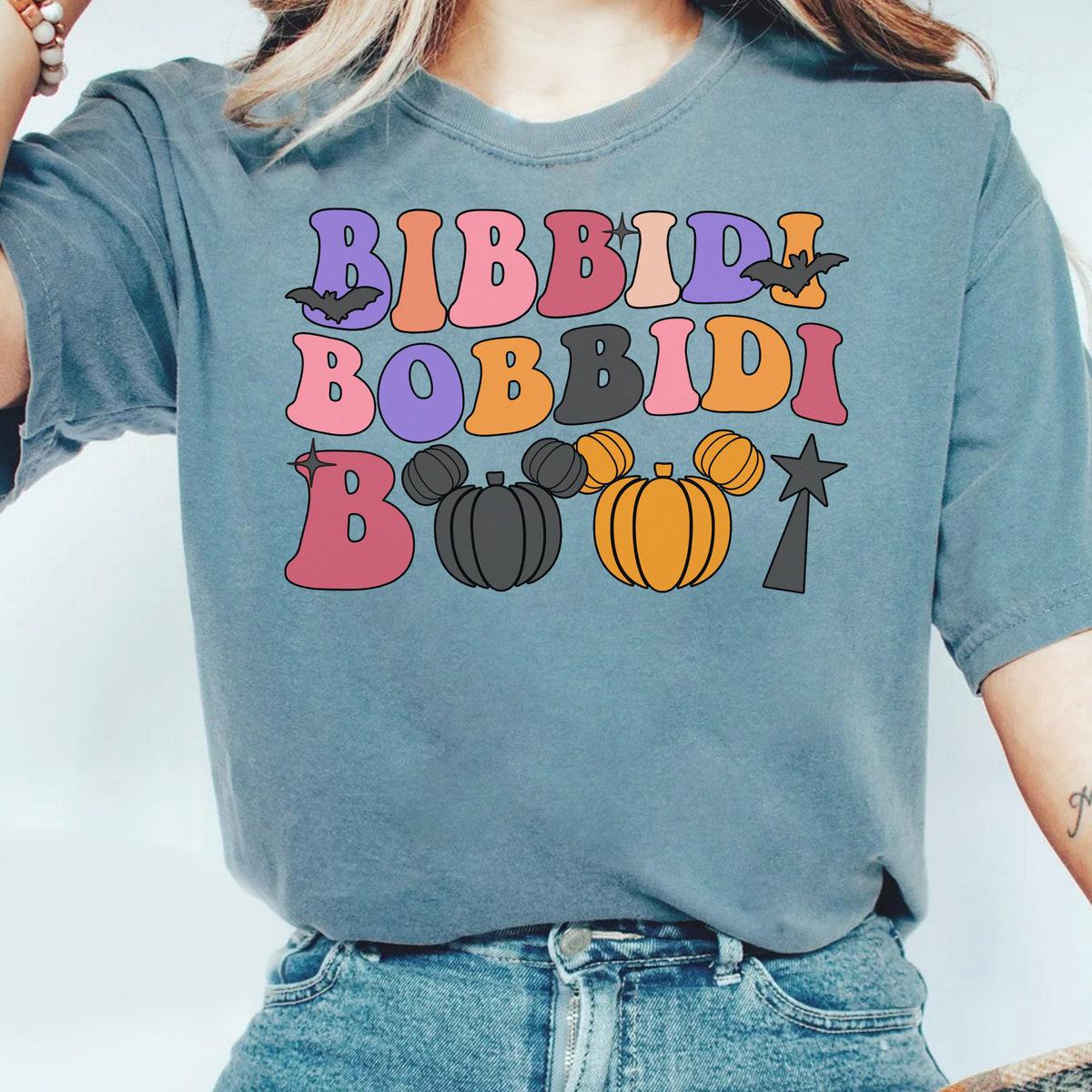 Parks Bibbidi Bobbidi Boo Mickey Pumpkin Halloween Shirt 3