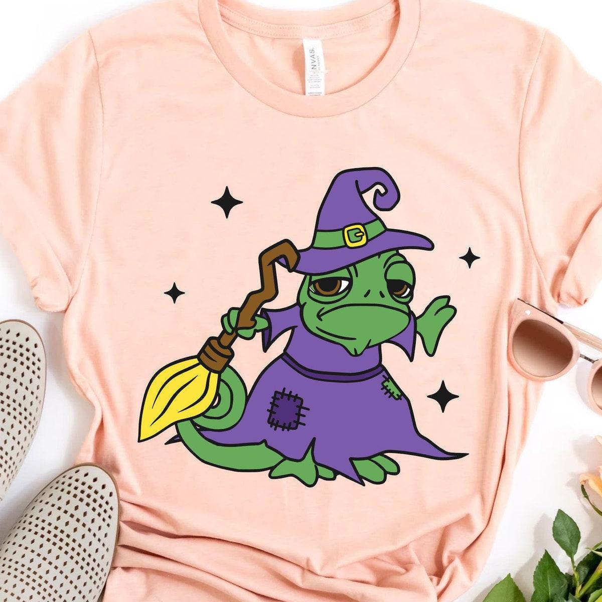 Pascal Halloween Witch Tangled Rapunzel Princess Shirt 5