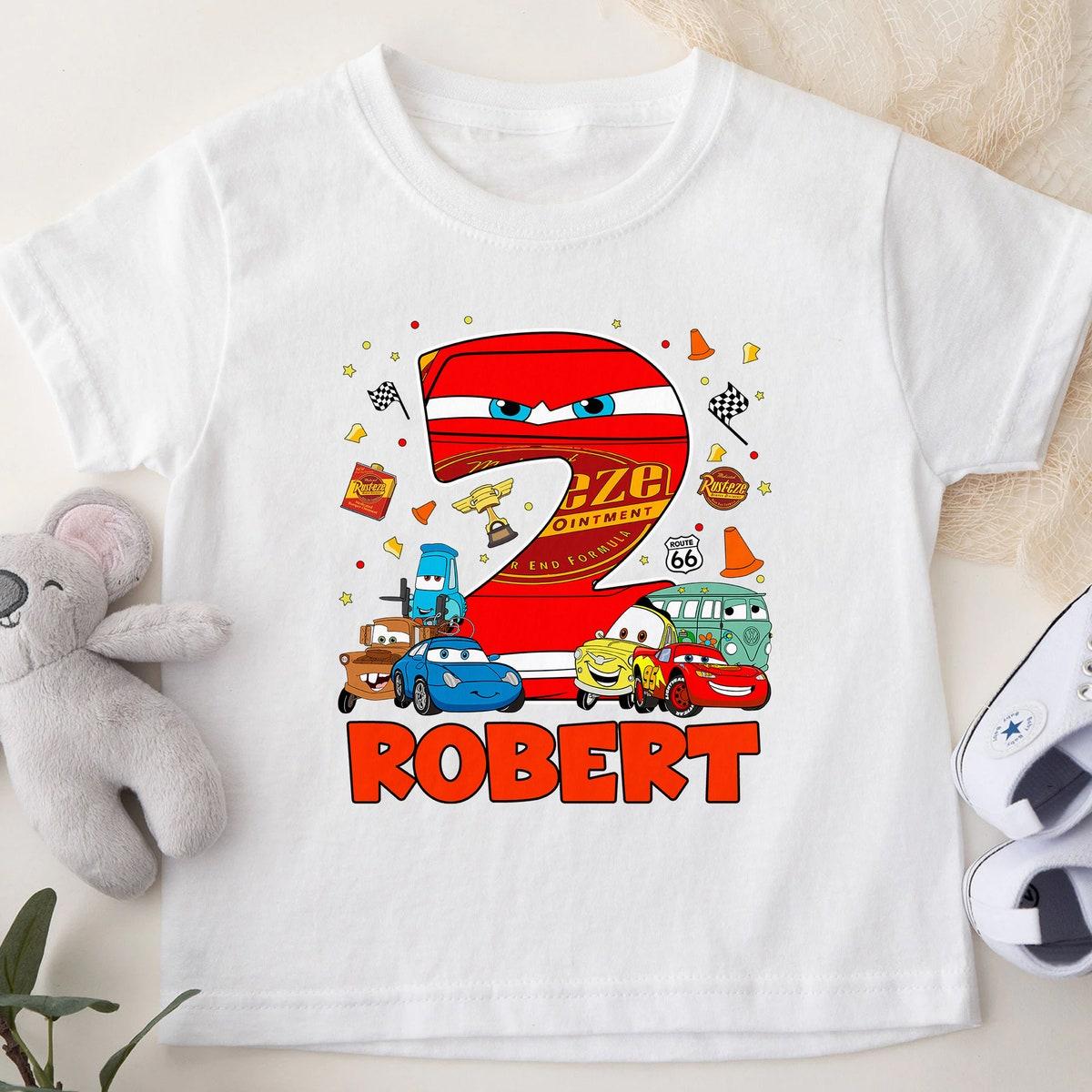 Personalized Cars Birthday Family Matching Shirt 2