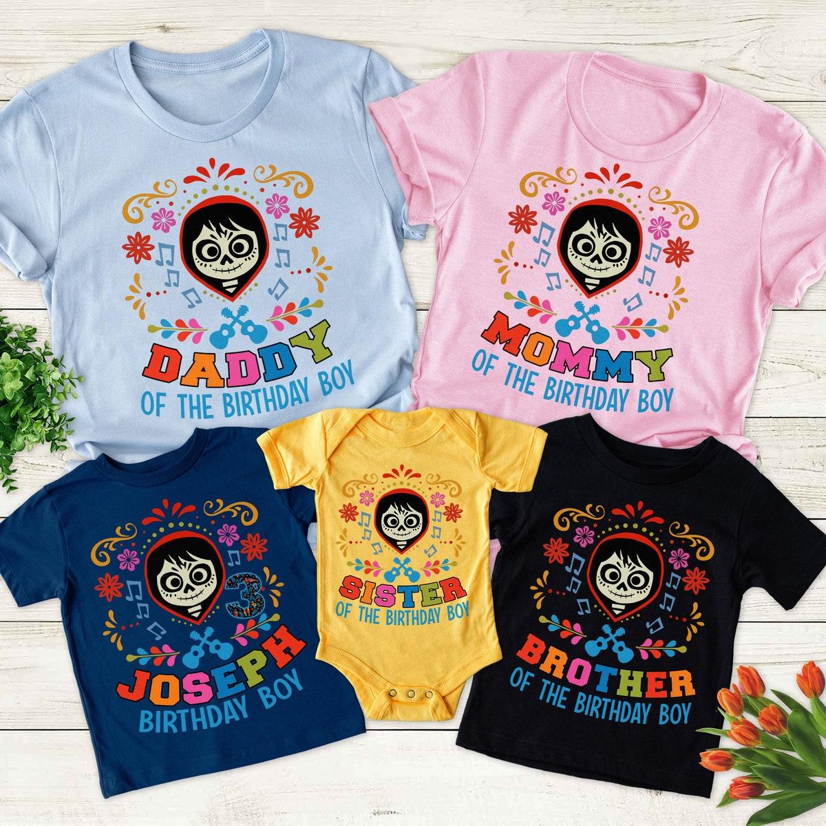 Personalized Coco Miguel Birthday Shirt 1