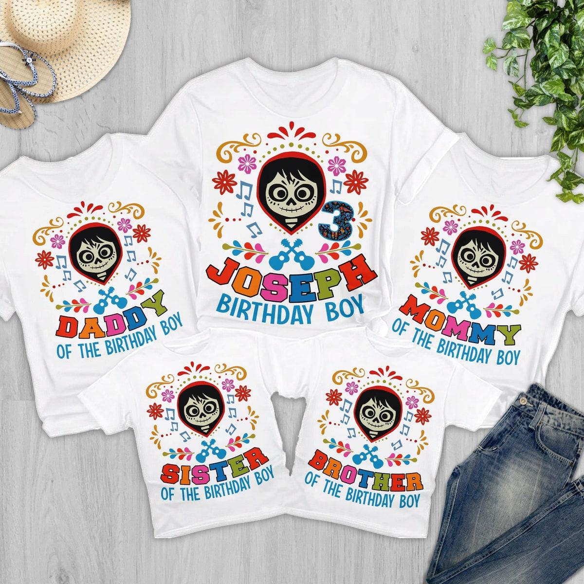 Personalized Coco Miguel Birthday Shirt 2