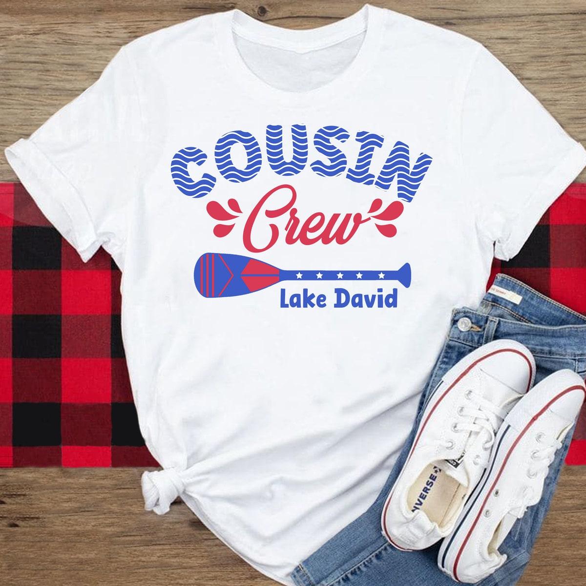 Personalized Cousin Crew Lake Family Matching Vacation Shirt 1