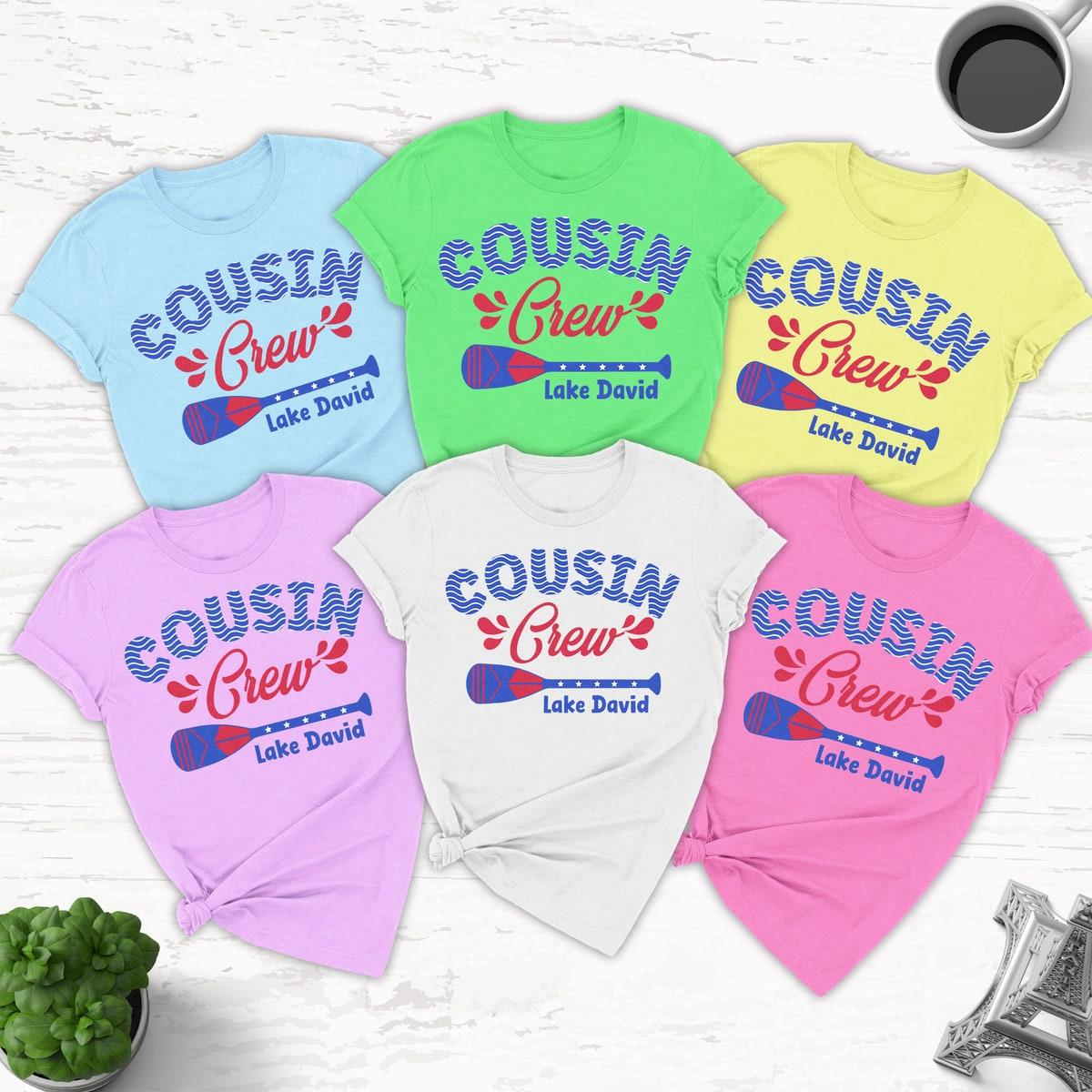 Personalized Cousin Crew Lake Family Matching Vacation Shirt 2