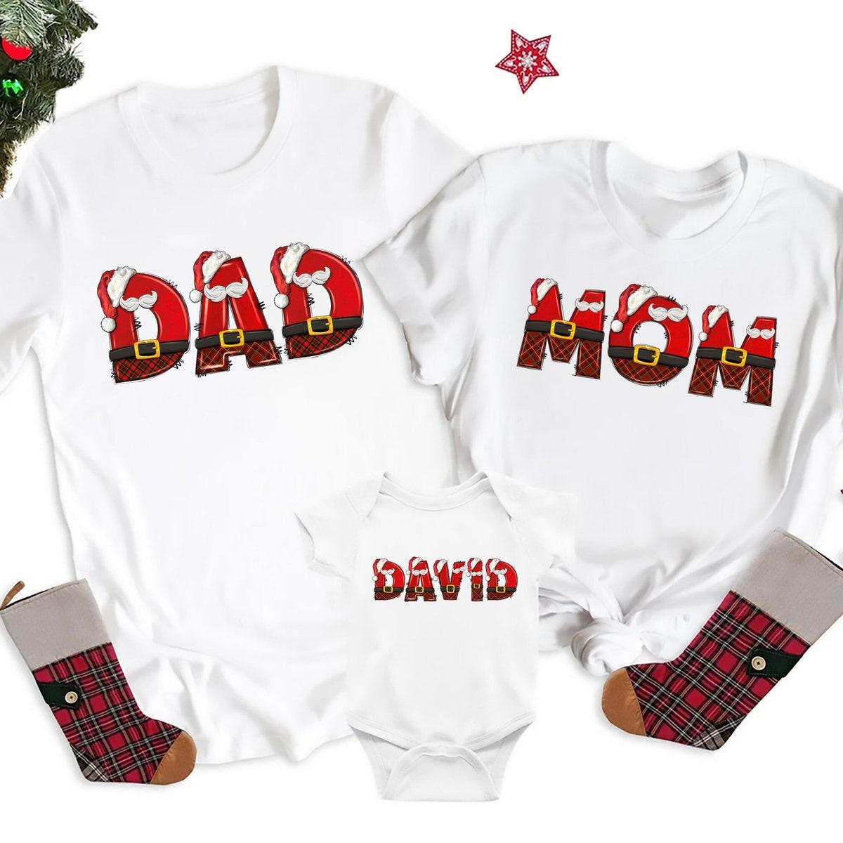 Personalized Family Christmas Shirt 1