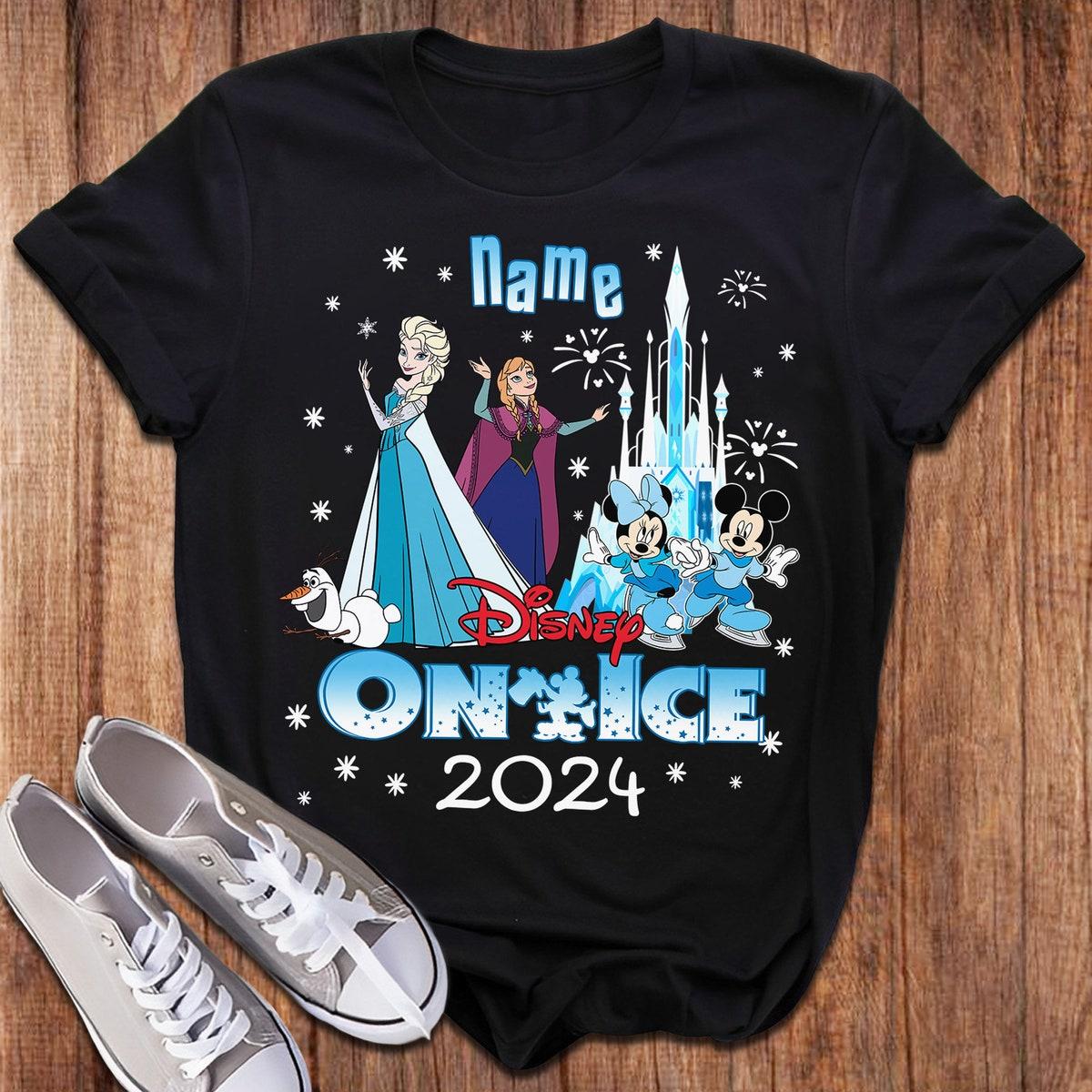 Personalized Frozen On Ice 2024 Custom Elsa Anna On Ice Shirt 1