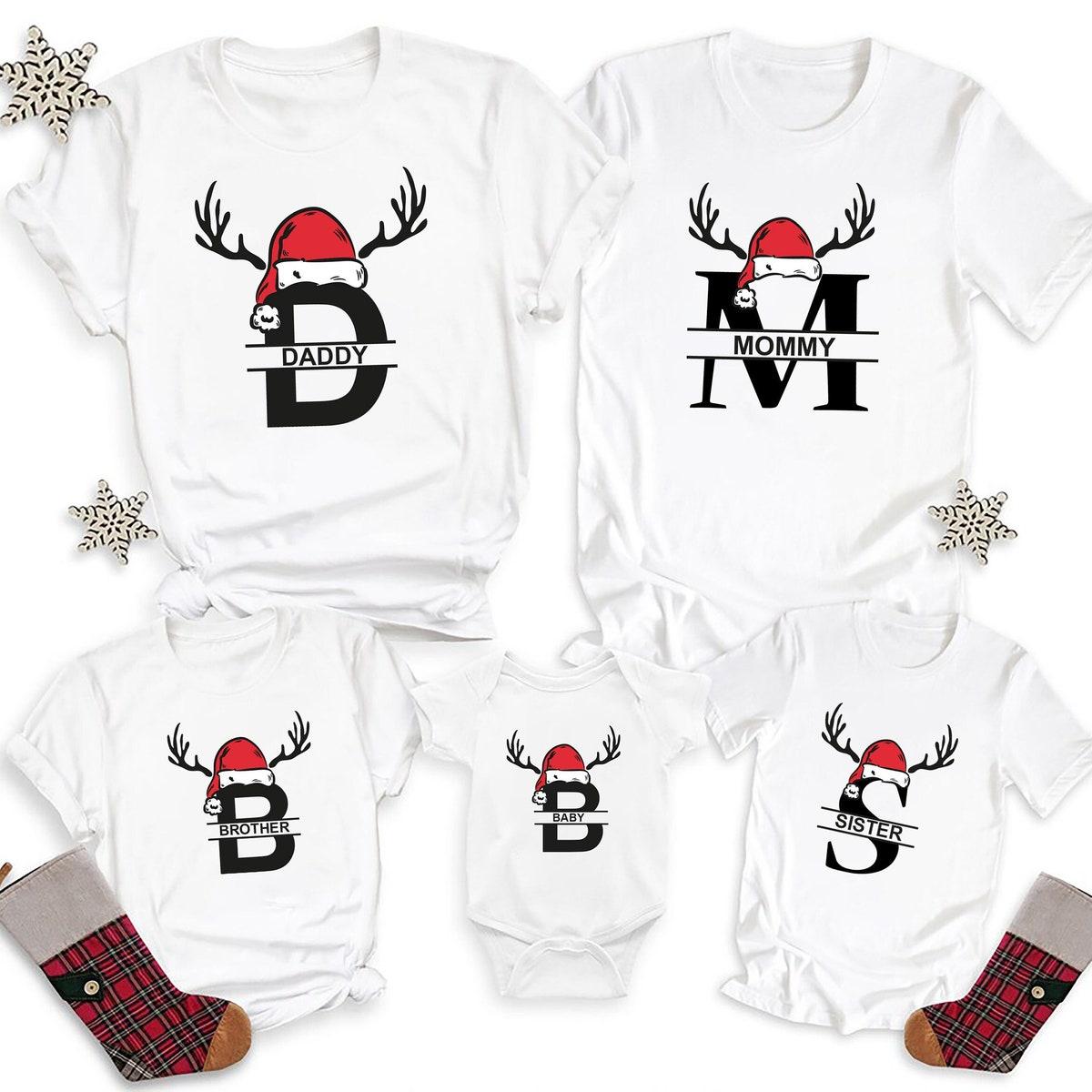 Personalized Matching Christmas Shirt 1