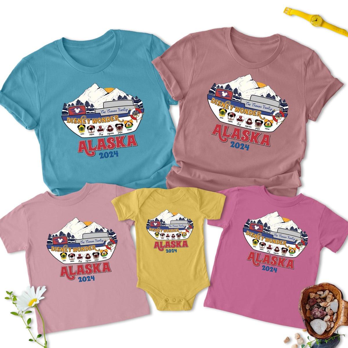 Personalized Mickey And Friends Alaska Cruise Shirt 1