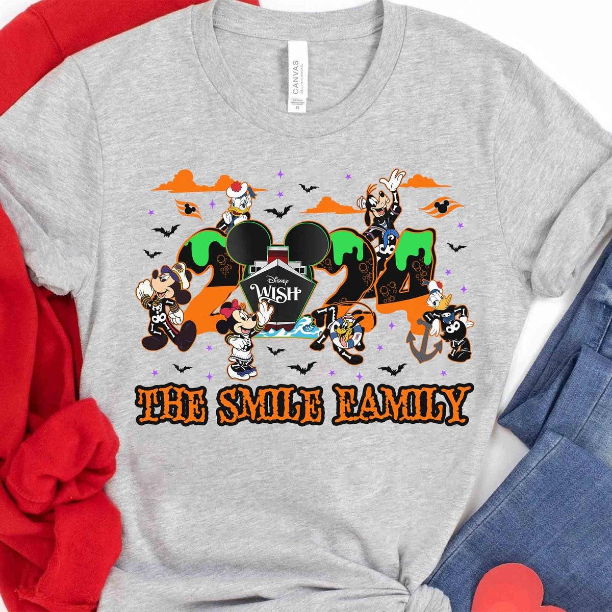 Personalized Mickey And Friends Halloween On The High Seas Shirt 2