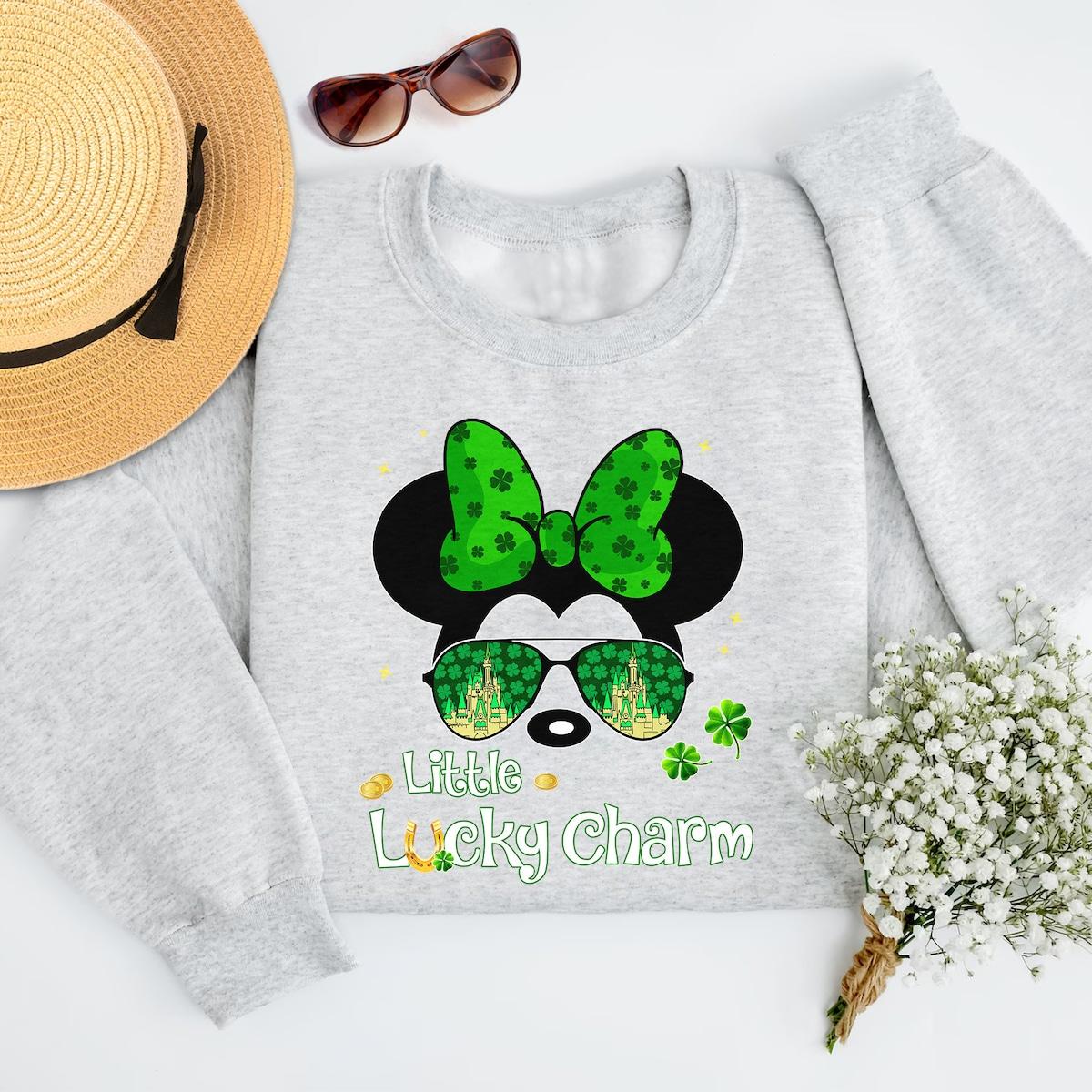 Personalized Mickey Head Lucky Patricks Day Family Matching Shirt 3