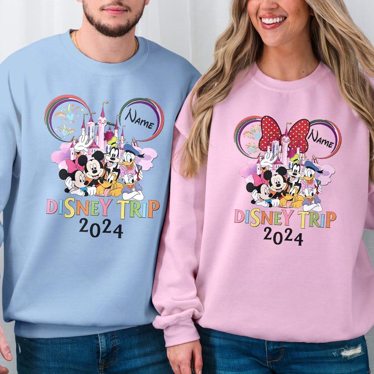 Personalized Mickey Minnie 2024 Family Vacation Shirt 2