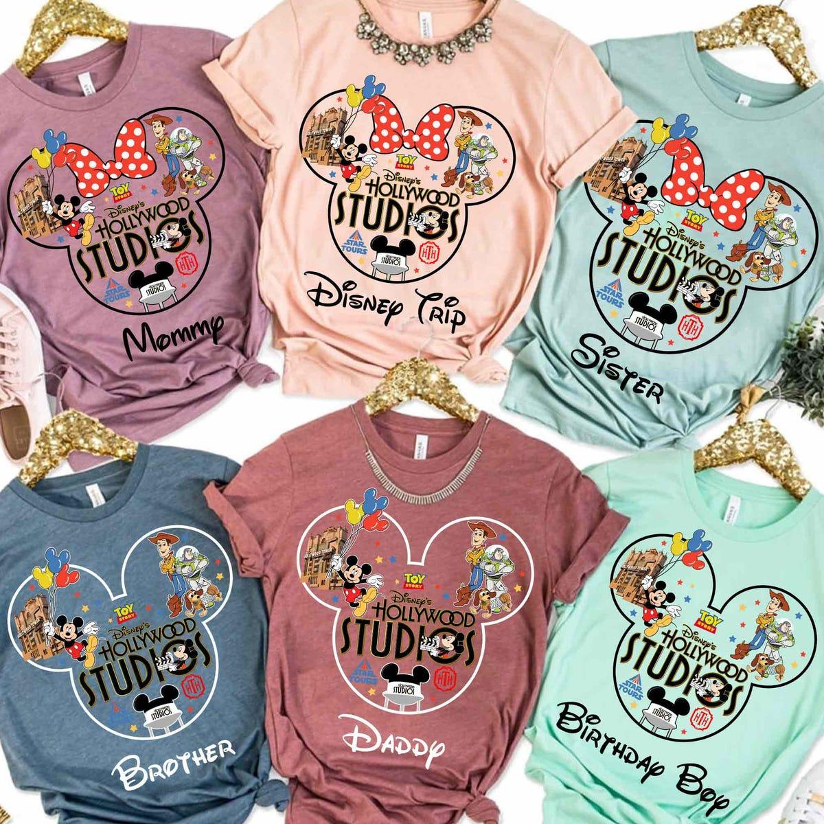 Personalized Mickey Minnie Ears Disney's Hollywood Studios Shirt 1