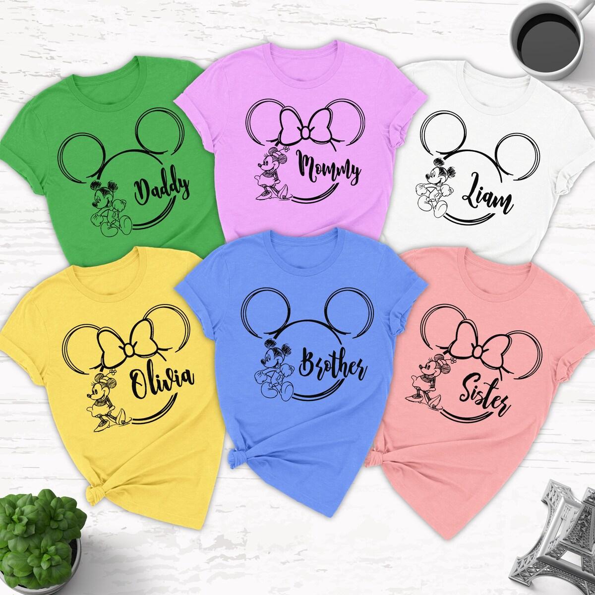 Personalized Mickey Minnie Family Vacation Matching Shirt 2