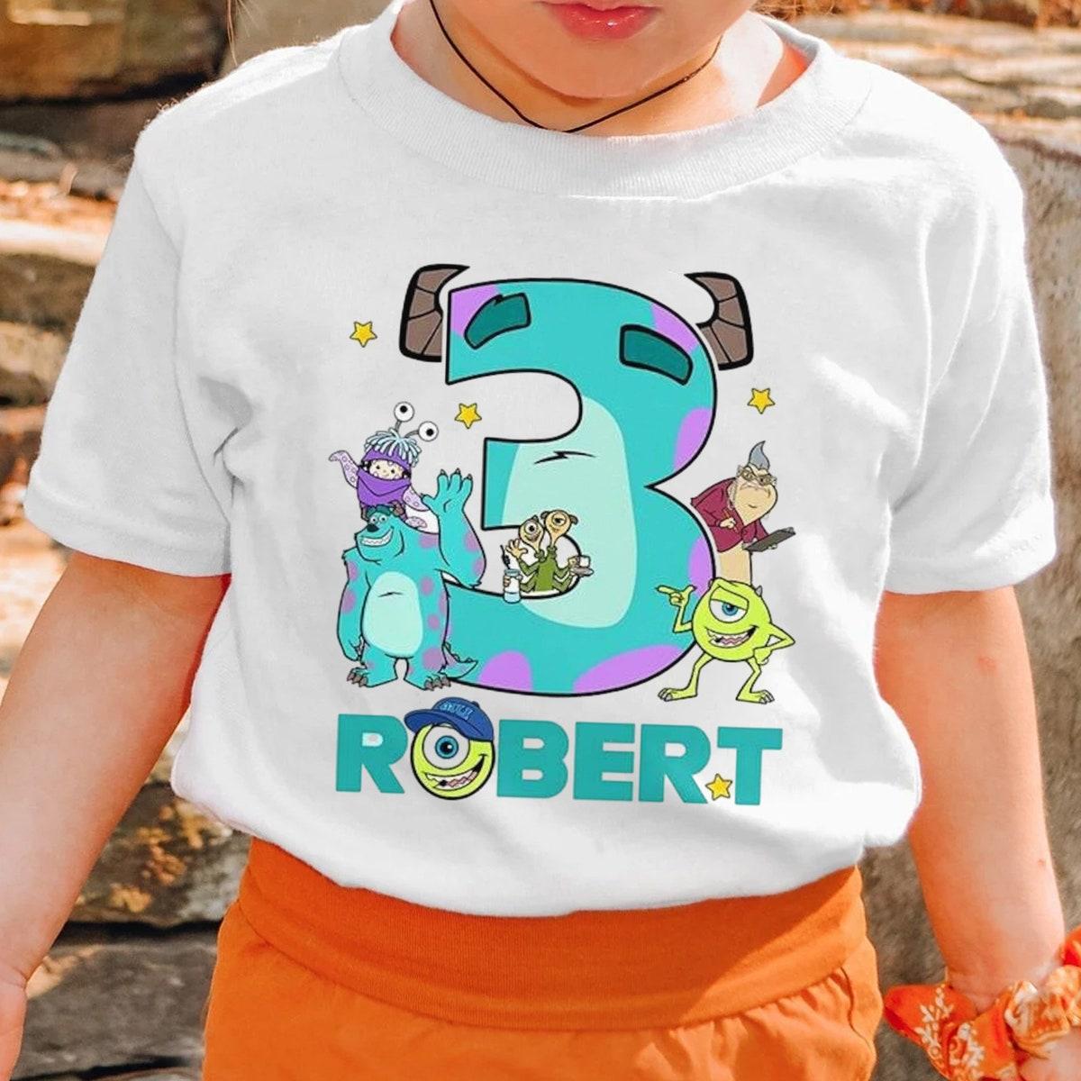 Personalized Monsters Inc Birthday Cute Monsters University Shirt 1