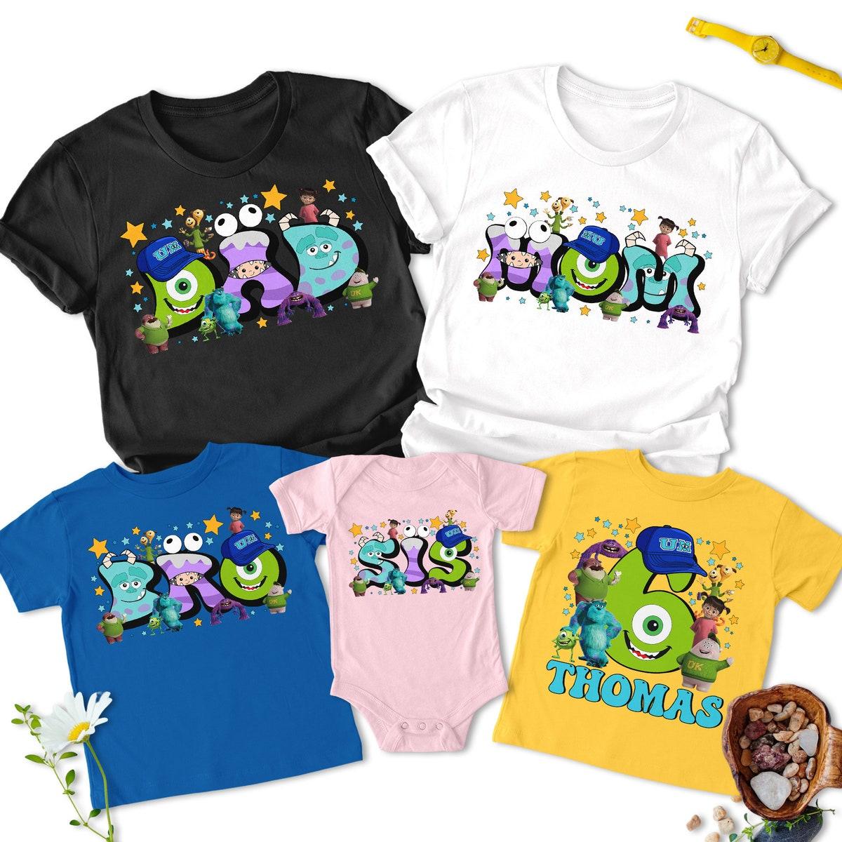 Personalized Monsters Inc Birthday Shirt 1