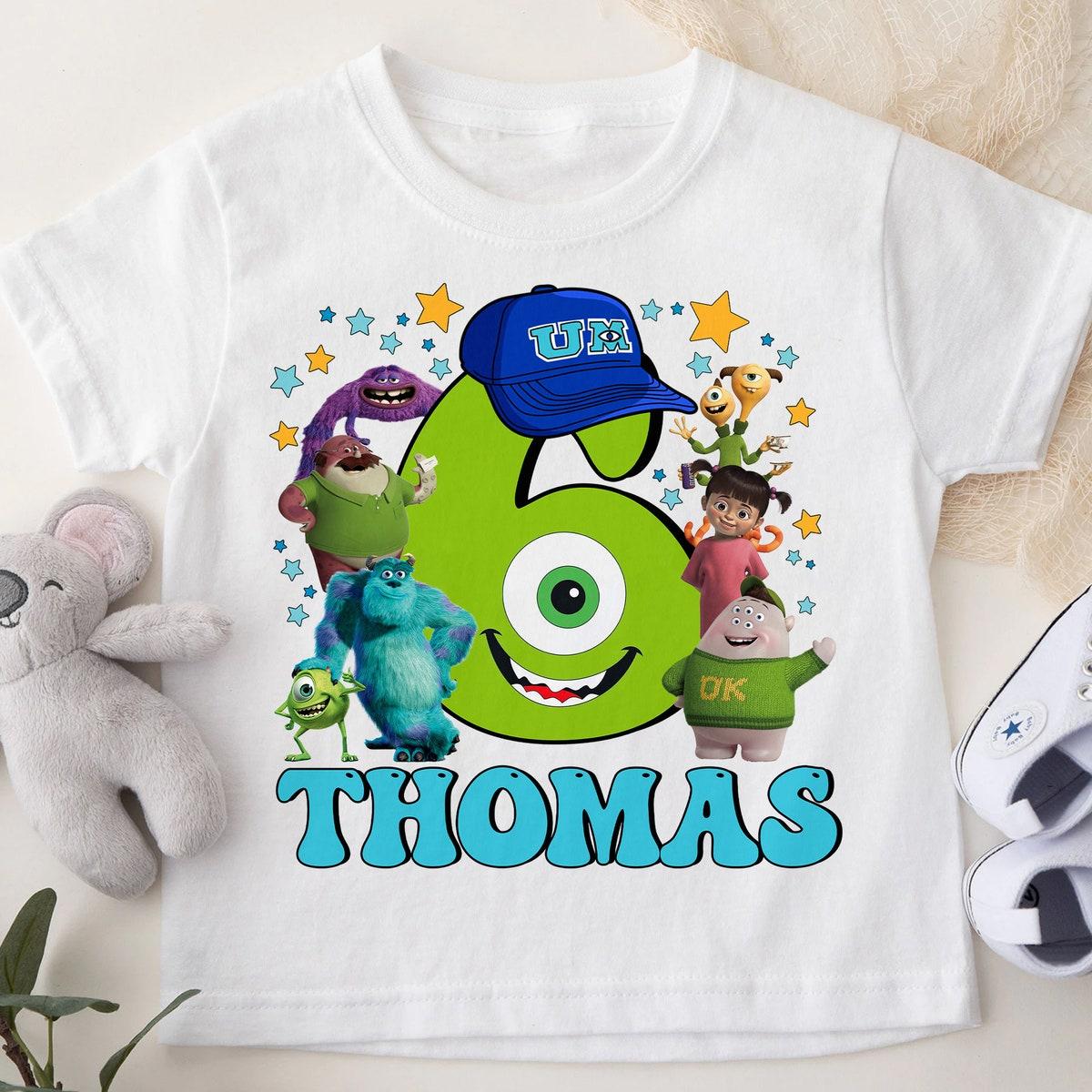 Personalized Monsters Inc Birthday Shirt 2