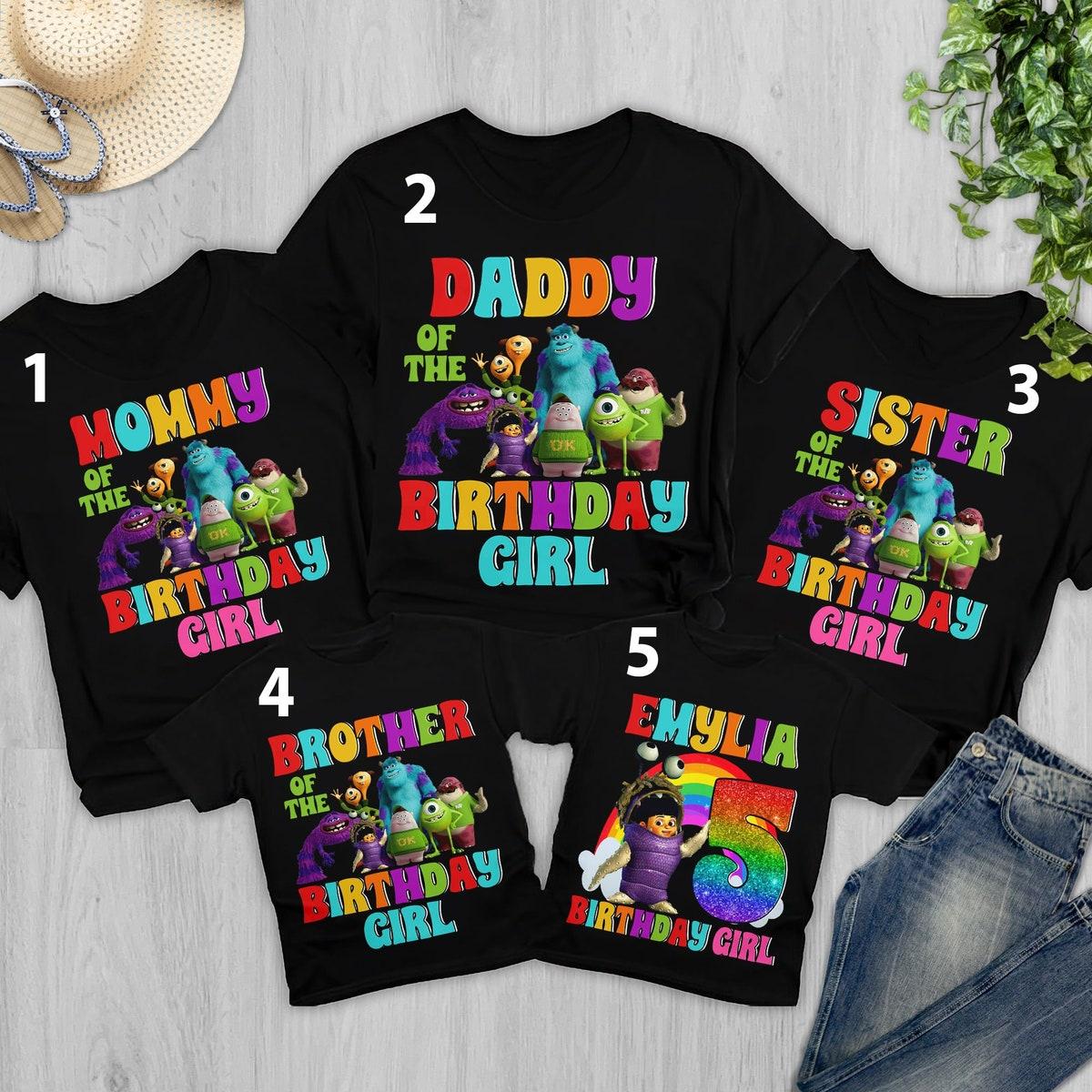 Personalized Monsters Inc Family Matching Shirt 2