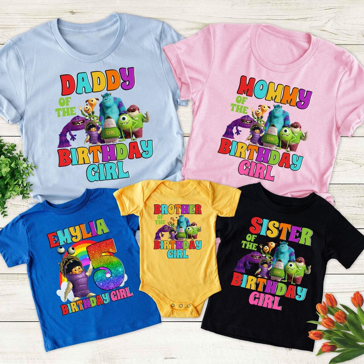 Personalized Monsters Inc Family Matching Shirt 3