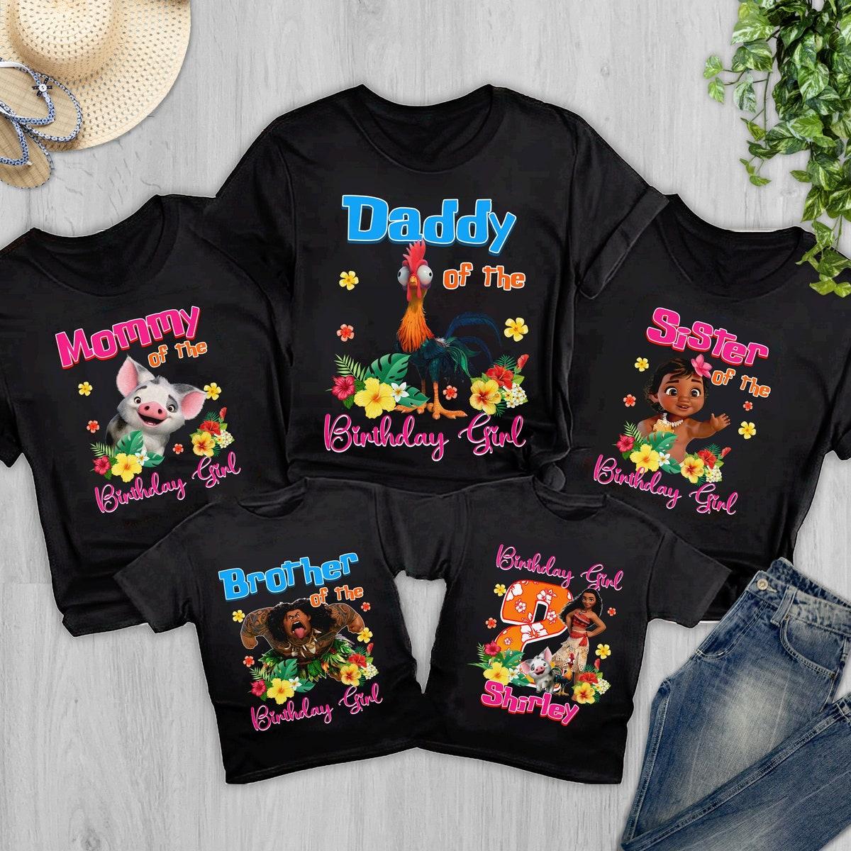 Personalized Native Princess Matching Family Birthday Shirt 2