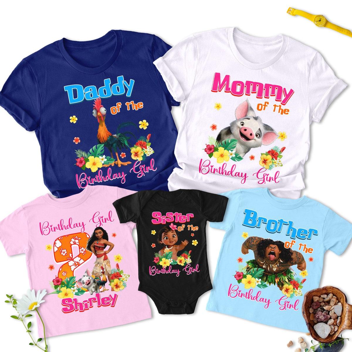 Personalized Native Princess Matching Family Birthday Shirt 3