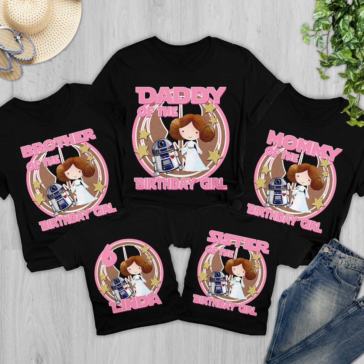 Personalized Princess Leia Family Matching Shirt 4