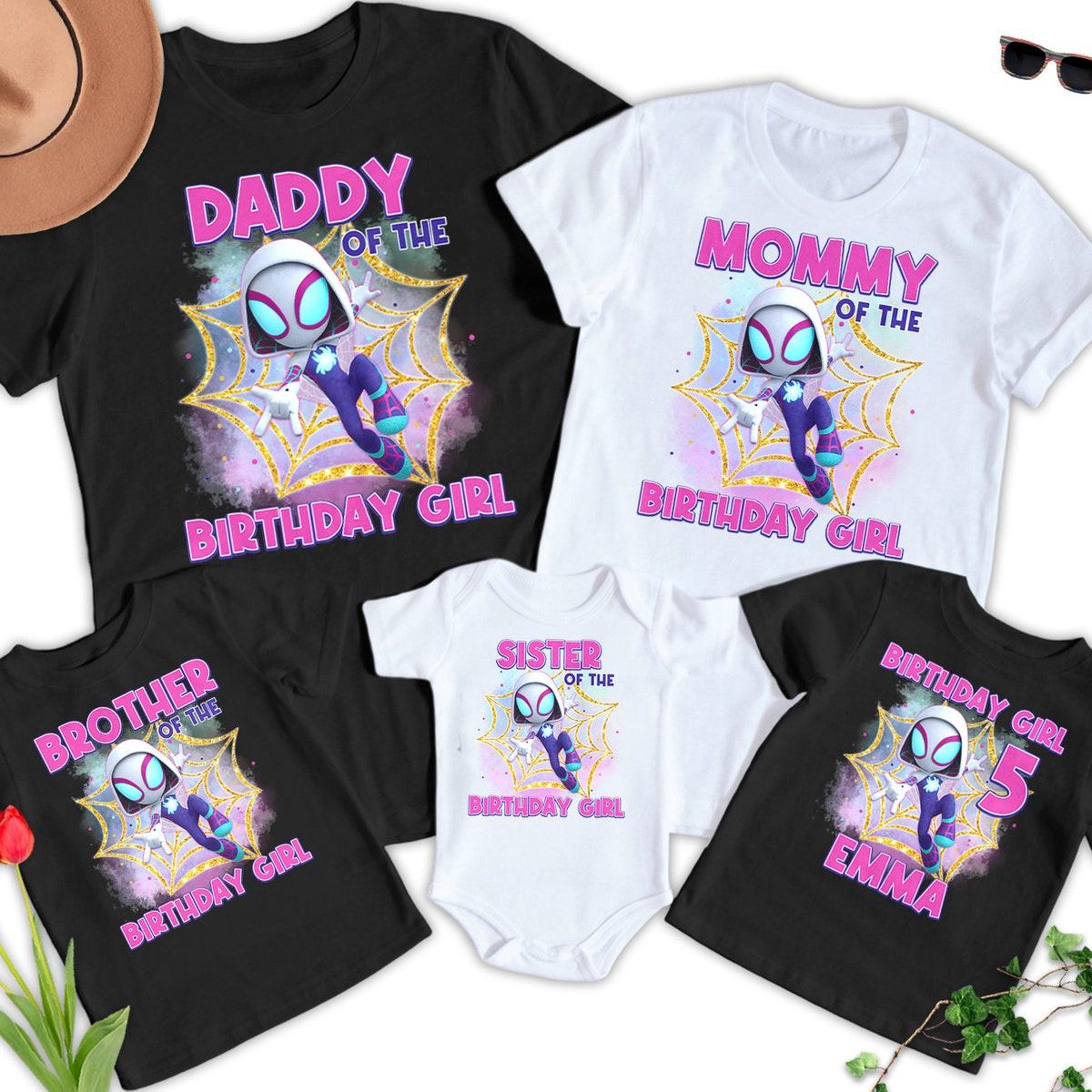 Personalized Spider Ghost Gwen Party Matching Shirt 1