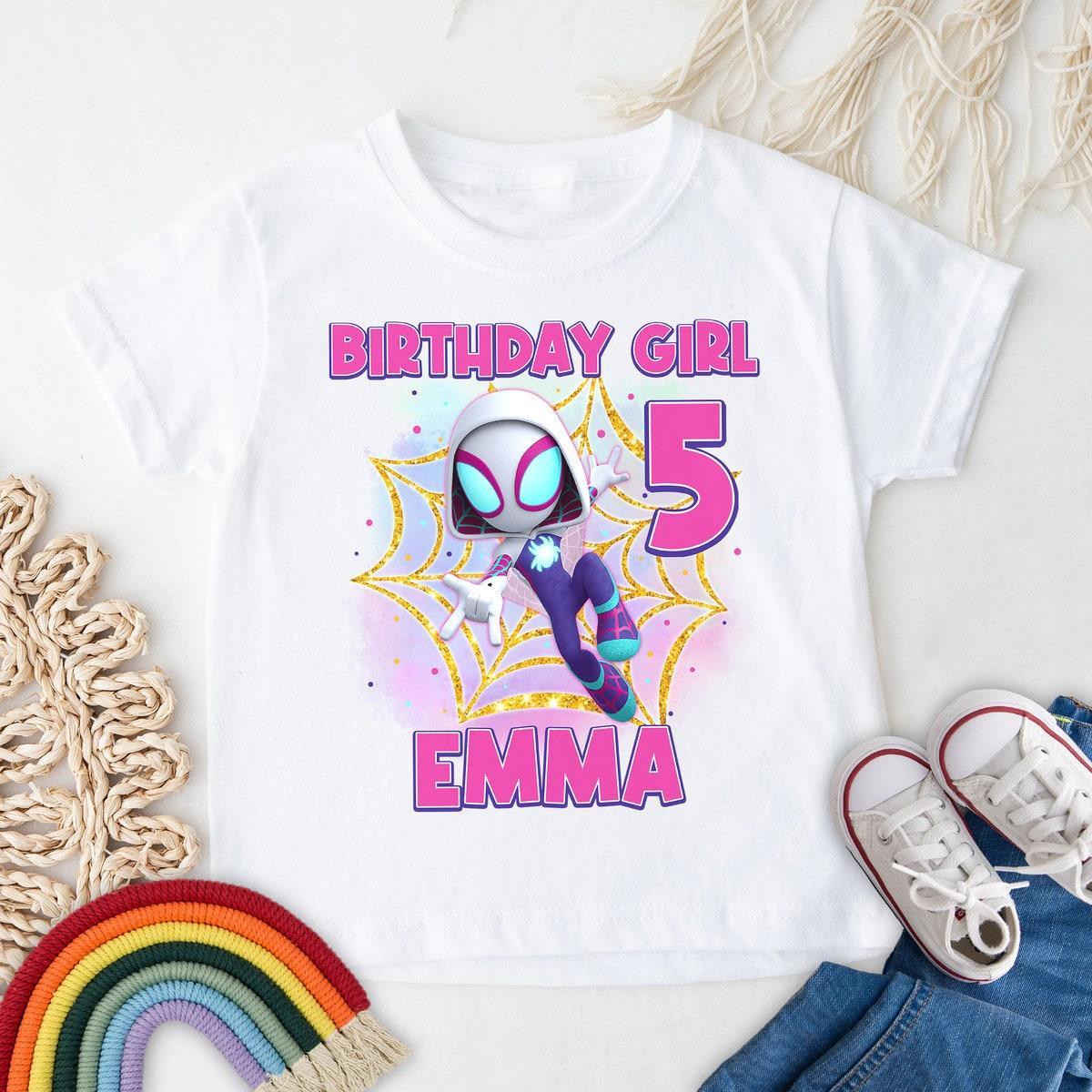 Personalized Spider Ghost Gwen Party Matching Shirt 2