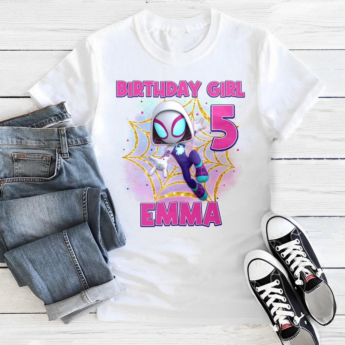 Personalized Spider Ghost Gwen Party Matching Shirt 4