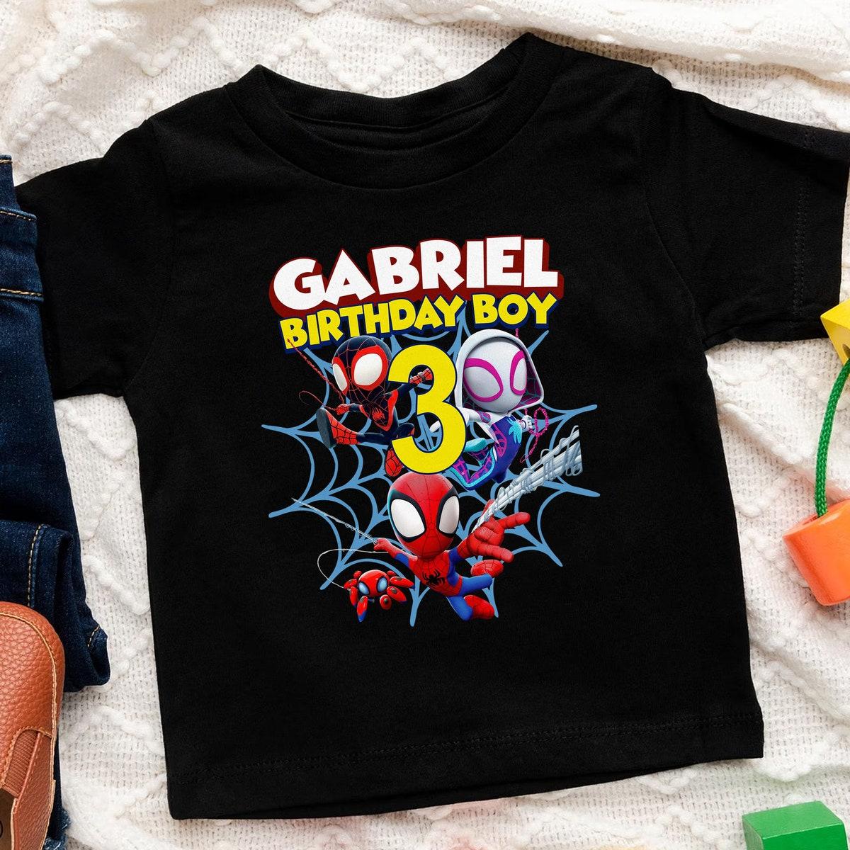 Personalized Spidey And His Amazing Friends Birthday Family Shirt 2