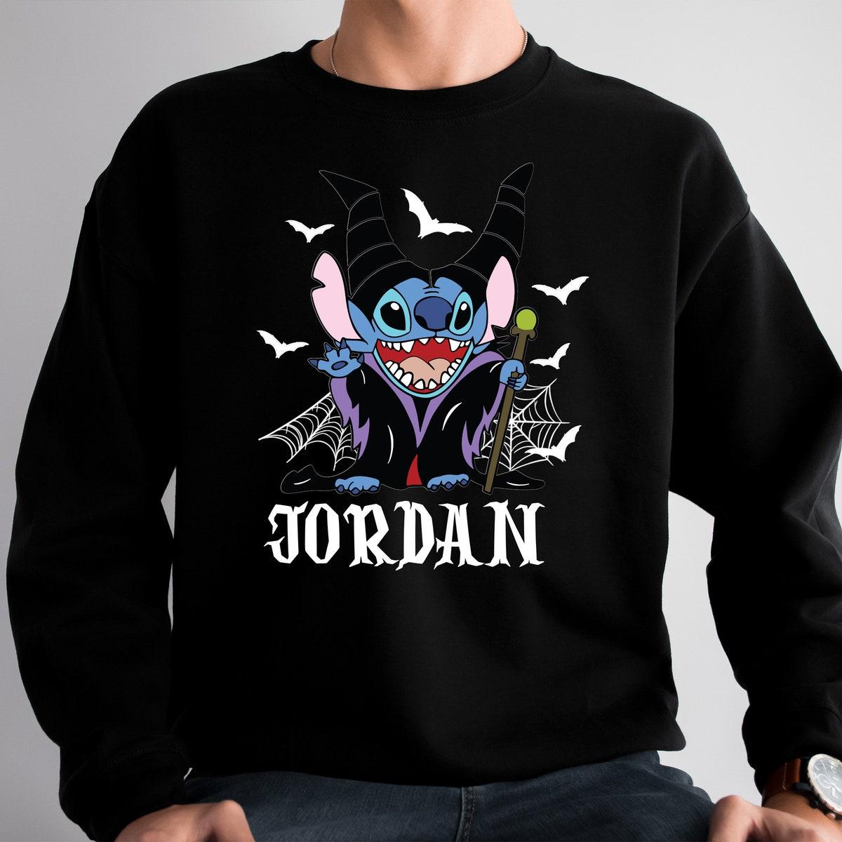 Personalized Stitch Halloween Stitch Maleficent Shirt 3