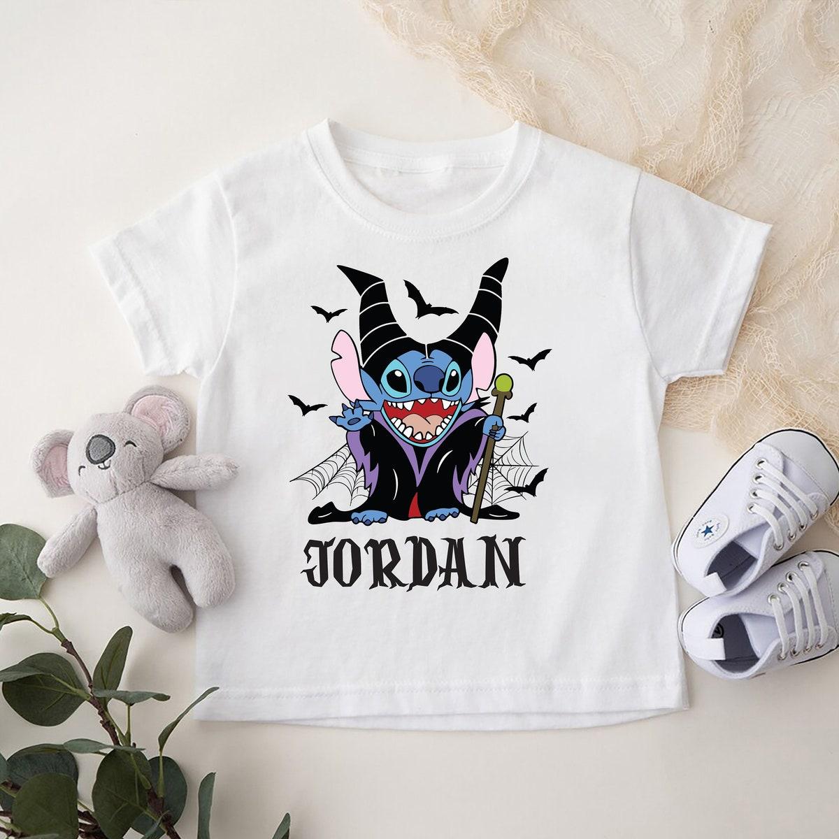 Personalized Stitch Halloween Stitch Maleficent Shirt 4