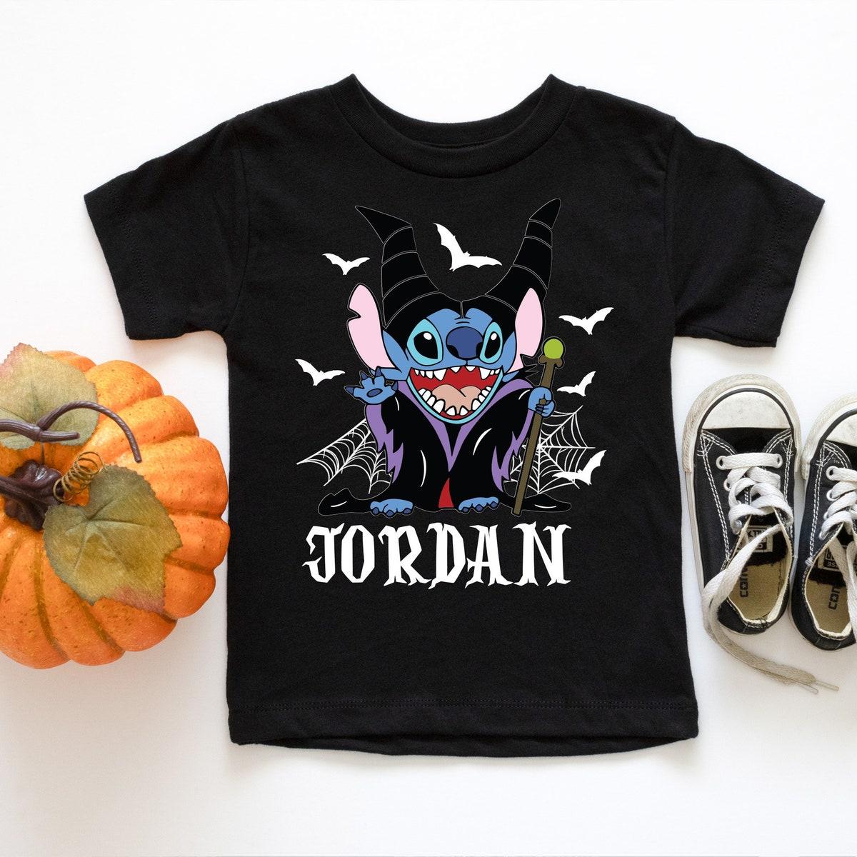 Personalized Stitch Halloween Stitch Maleficent Shirt 5