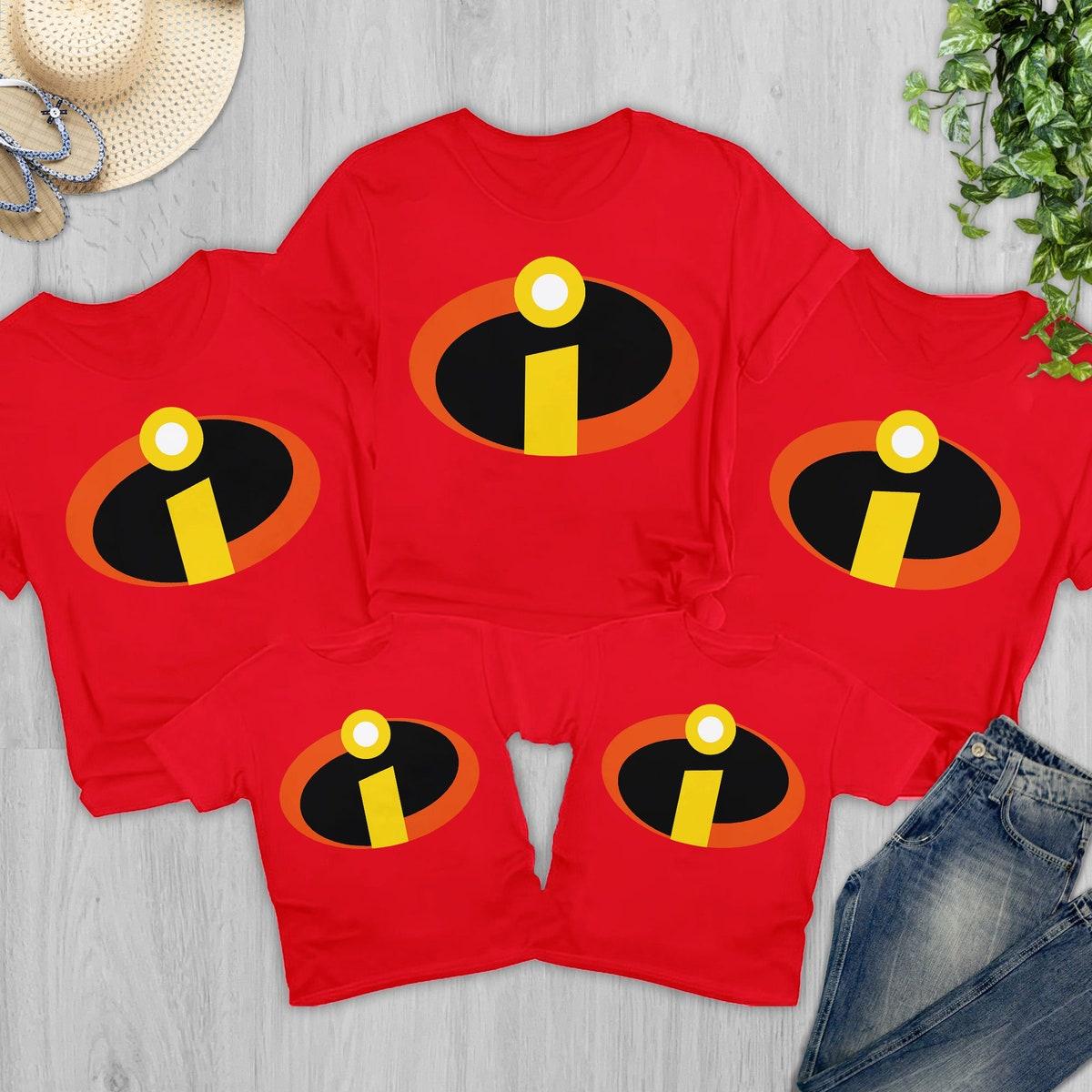 Personalized The Incredibles Family Matching Shirt 1