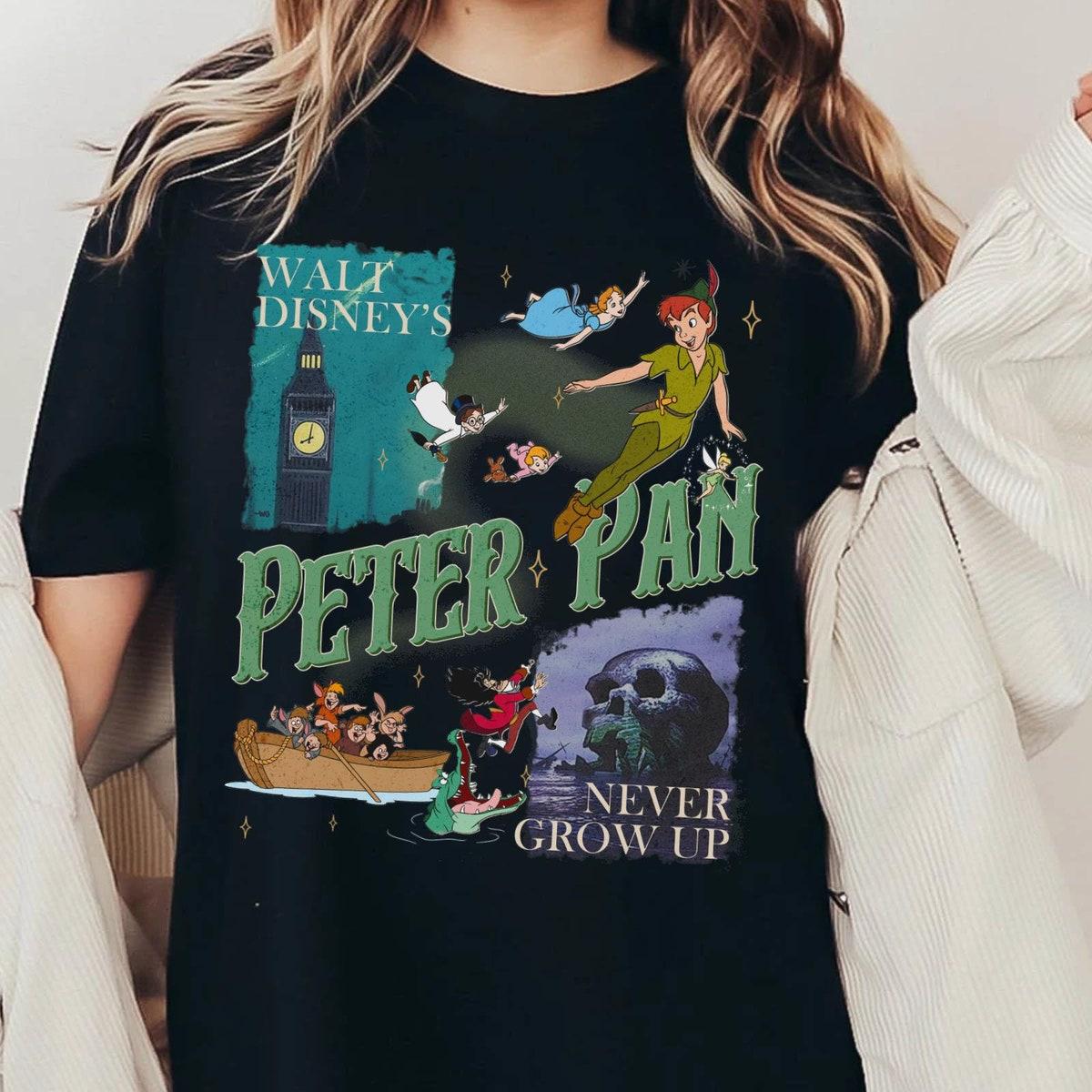 Peter Pan Characters Never Grow Up Tinker Bell Shirt 1