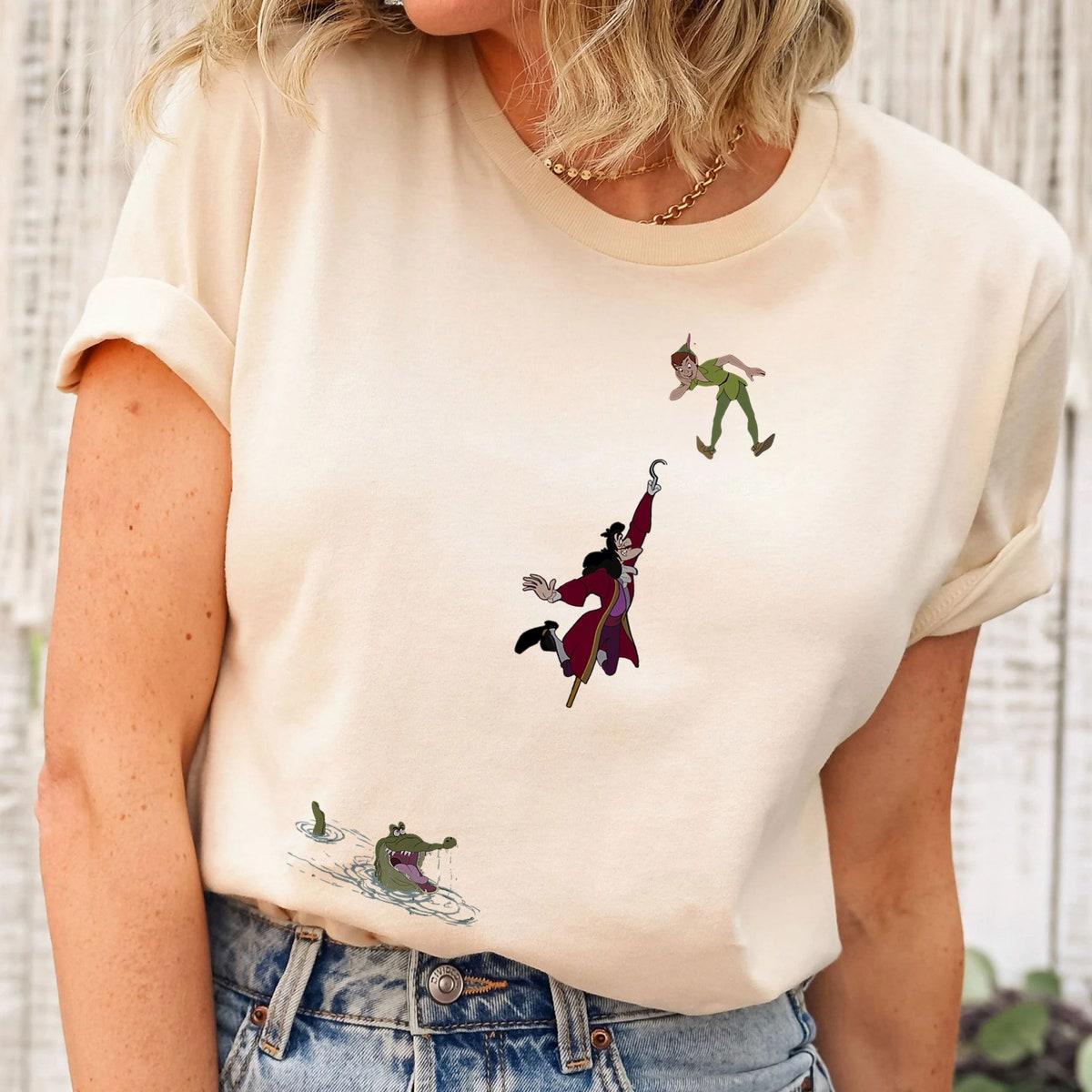 Peter Pan Hook Falling To The Alligator Shirt 5