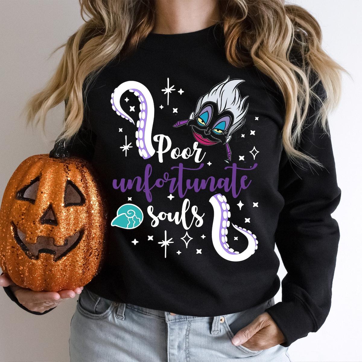 Poor Unfortunate Souls Halloween Evil Characters Shirt 1