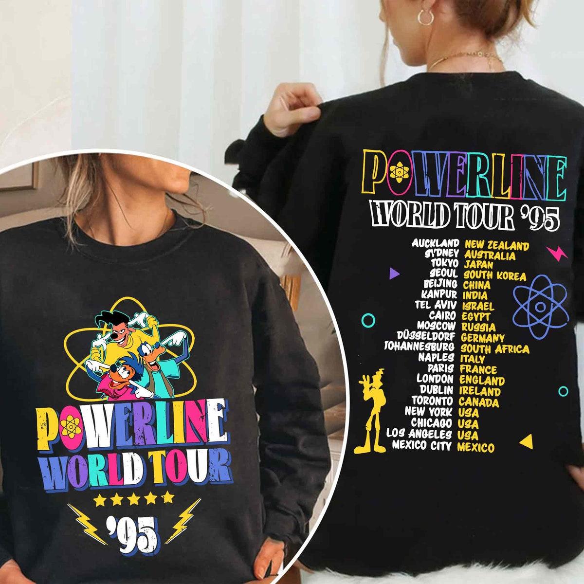 Powerline Max Goof Goofy Stand Out World Tour 95 Shirt 1