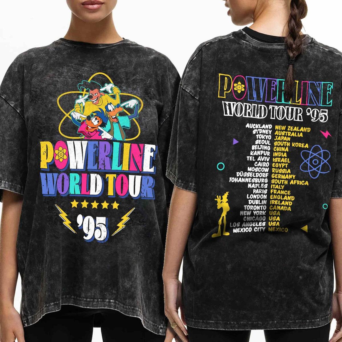 Powerline Max Goof Goofy Stand Out World Tour 95 Shirt 3