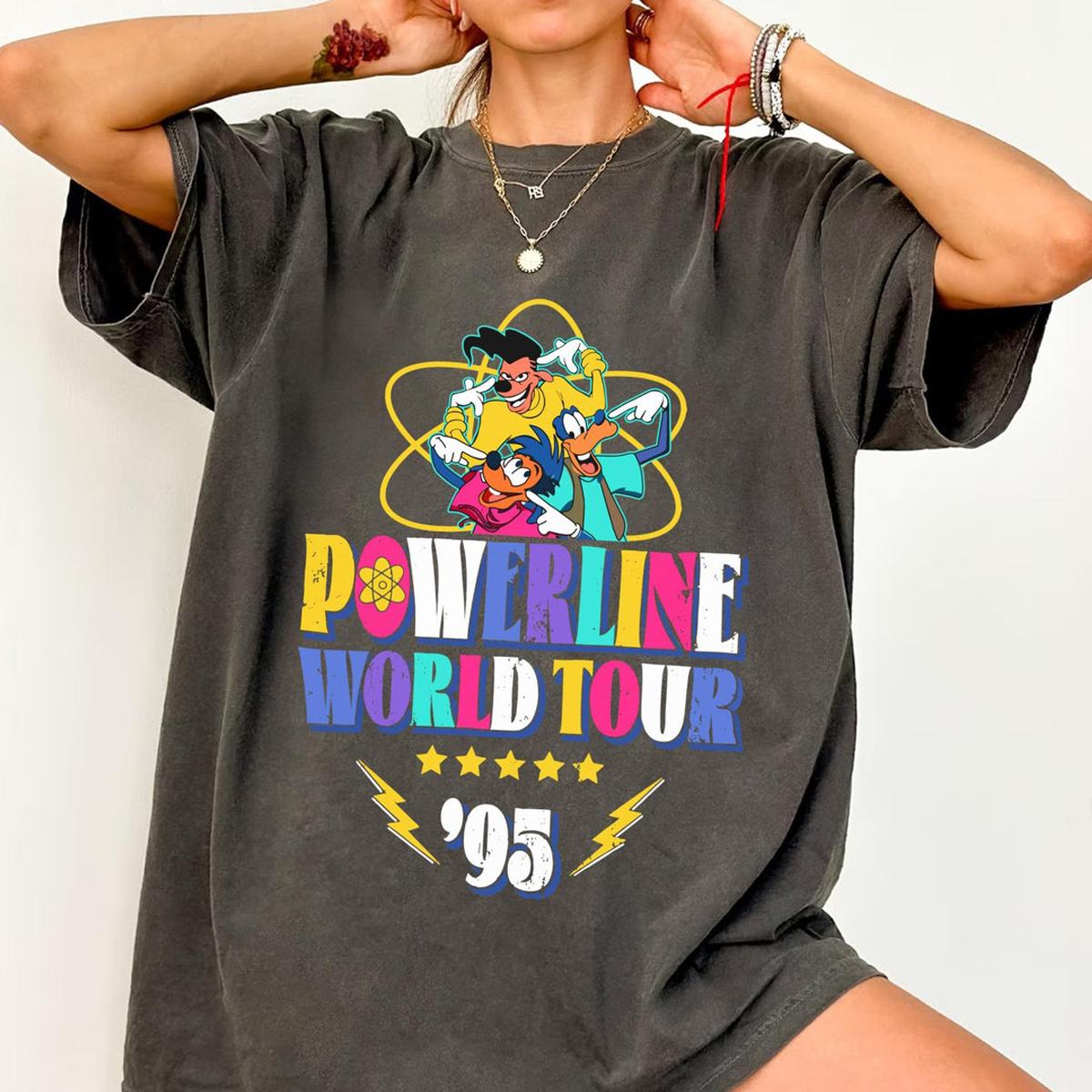 Powerline Max Goof Goofy Stand Out World Tour 95 Shirt 5