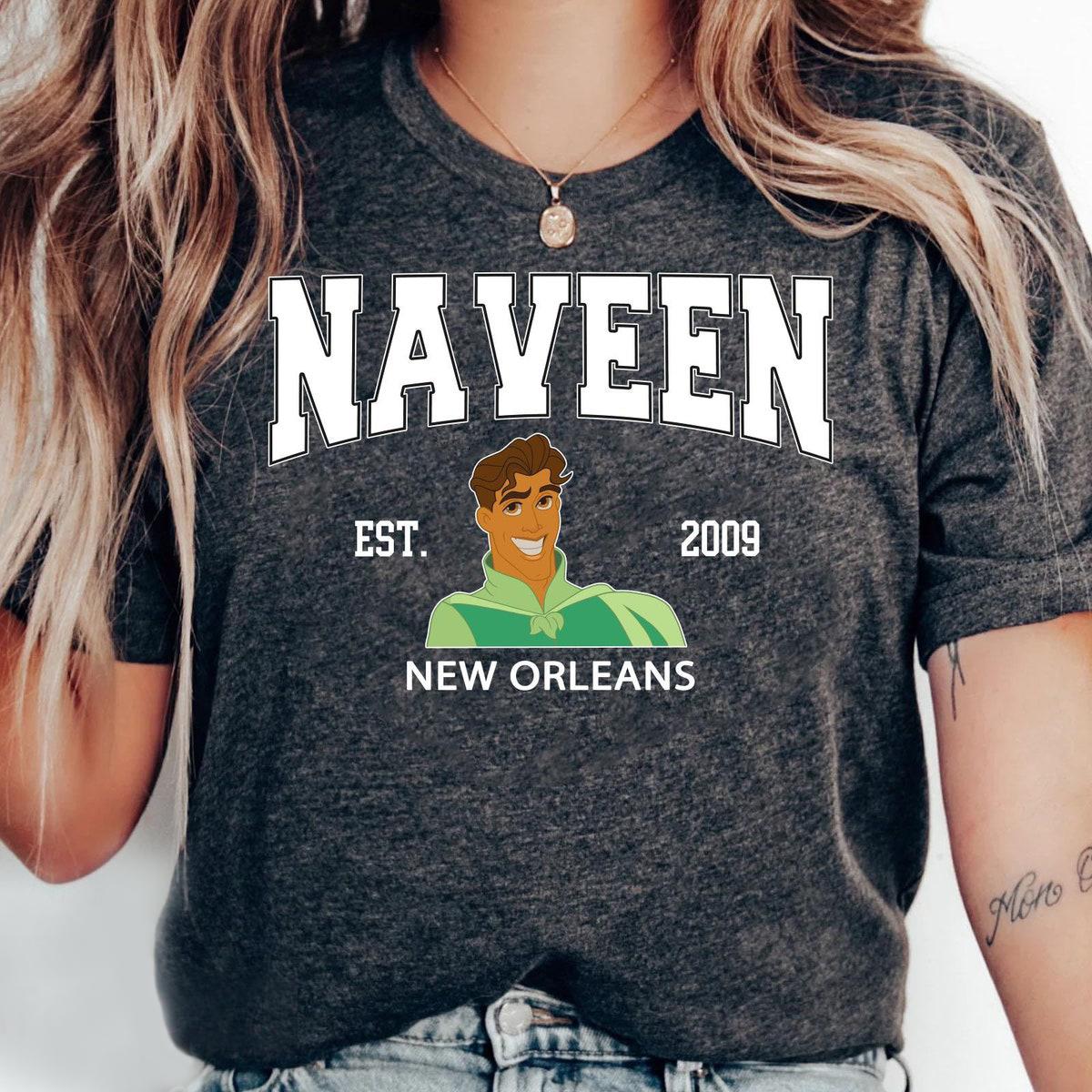 Princess And The Frog Est 2009 New Orleans Group Characters Shirt 2