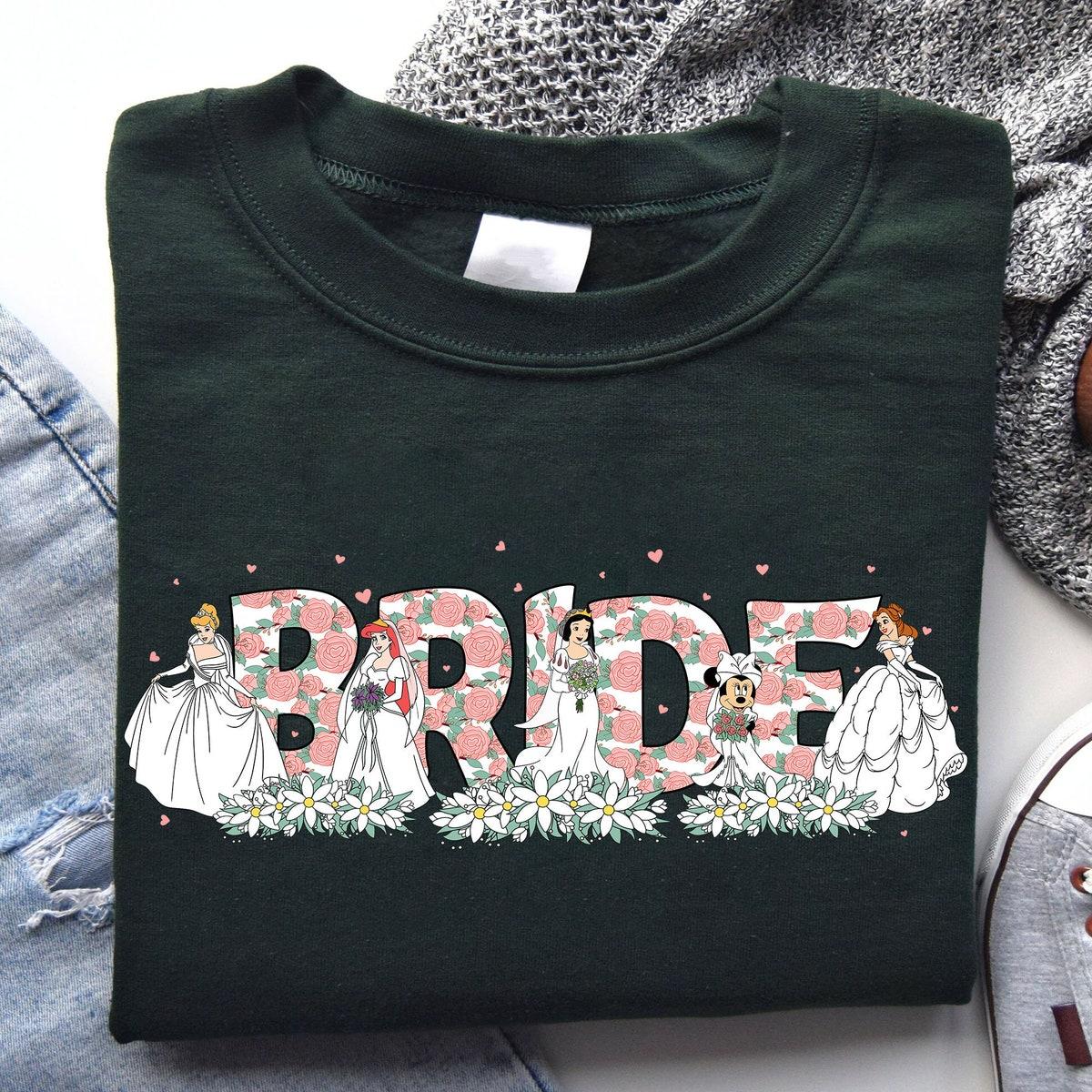 Princess Bride To Be Disney Disneyland Bachelorette Party Shirt 2