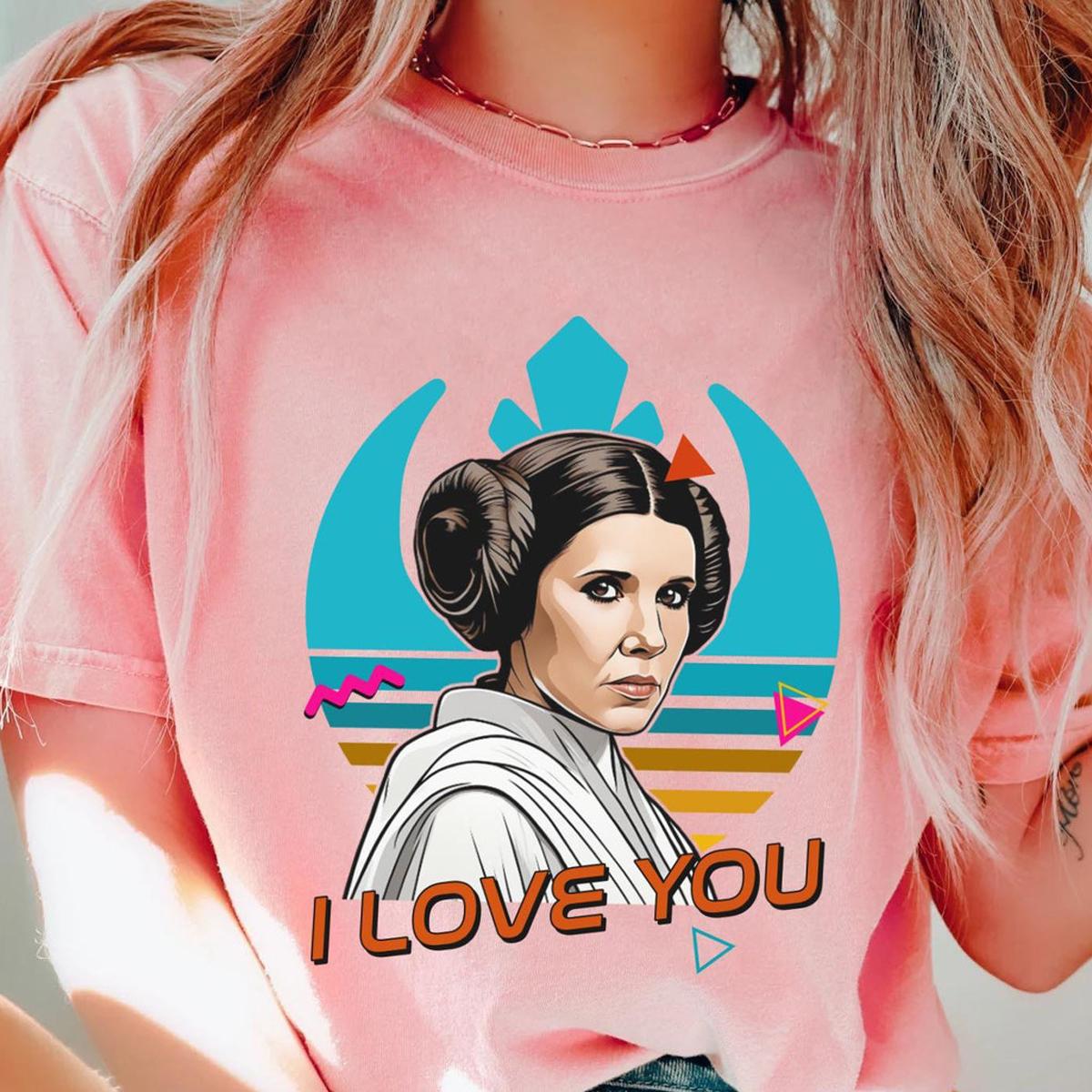 Princess Leia Han Solo I Love You I Know Couple Matching Shirt 2