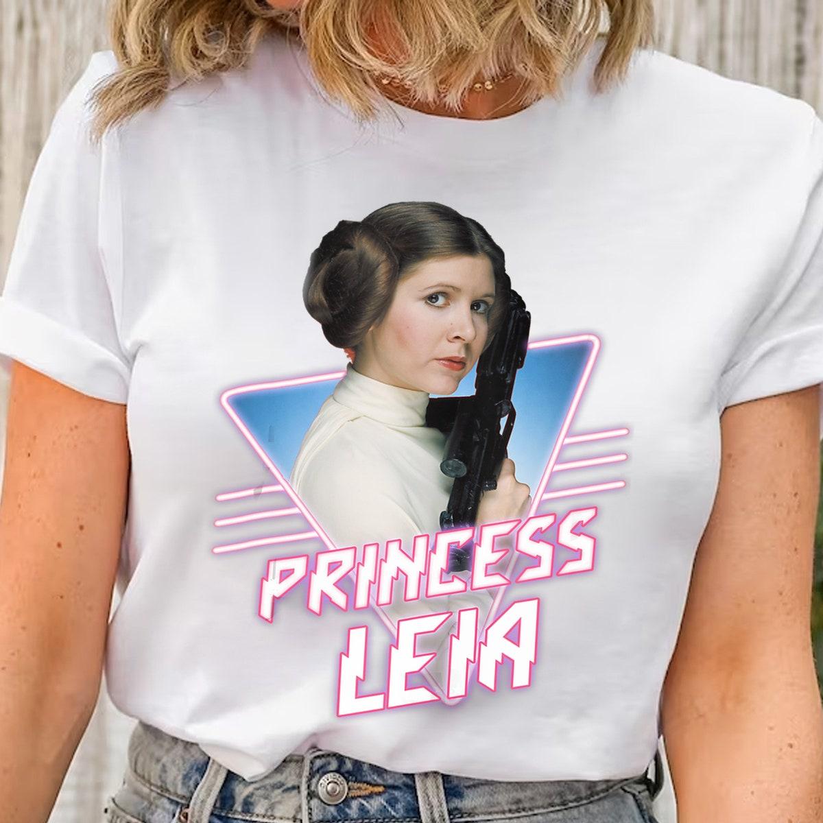 Princess Leia Pink Neon Star Wars Shirt 1