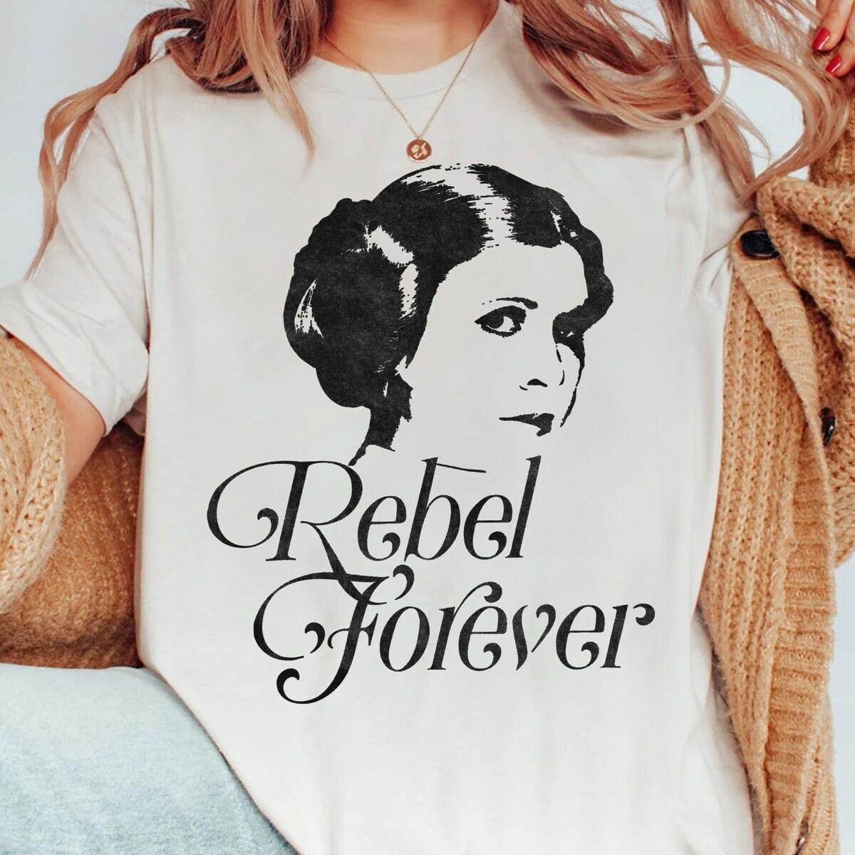 Princess Leia Rebel Forever Portrait Star Wars Shirt 1