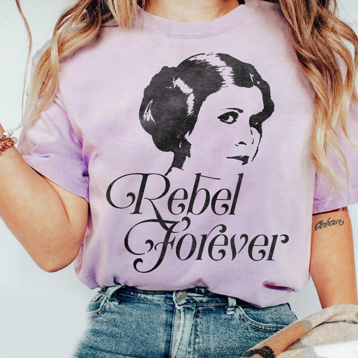 Princess Leia Rebel Forever Portrait Star Wars Shirt 2