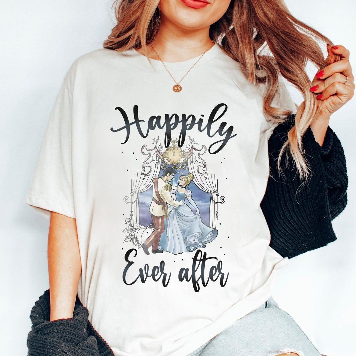 Princesses Cinderella Prince Charming Happily Ever After Shirt 1