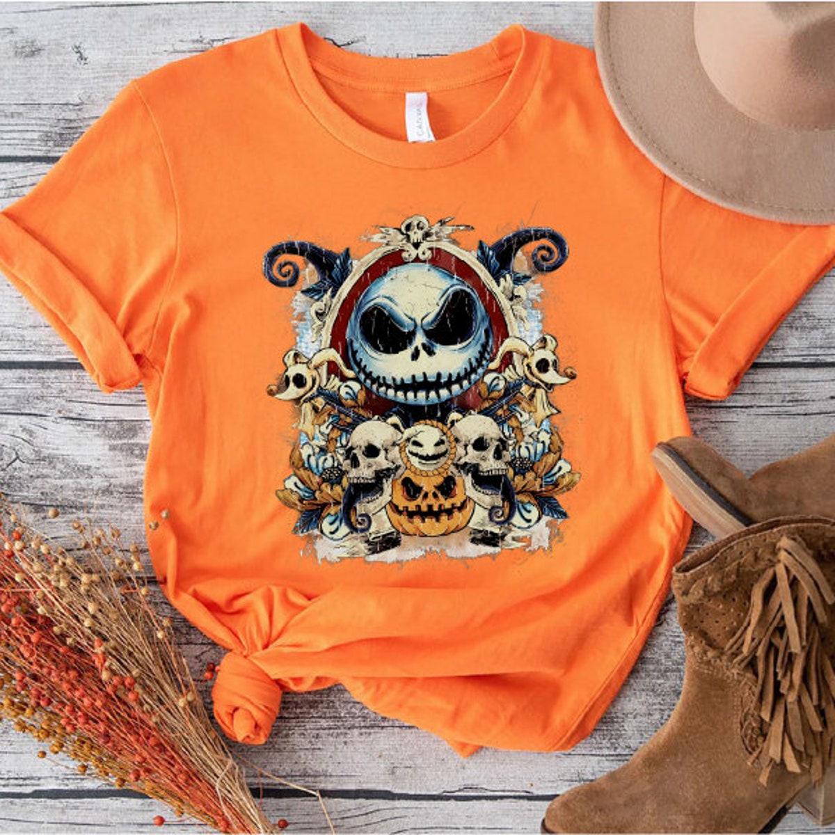 Pumpkin Skeleton Spooky Season Happy Halloween Shirt 3