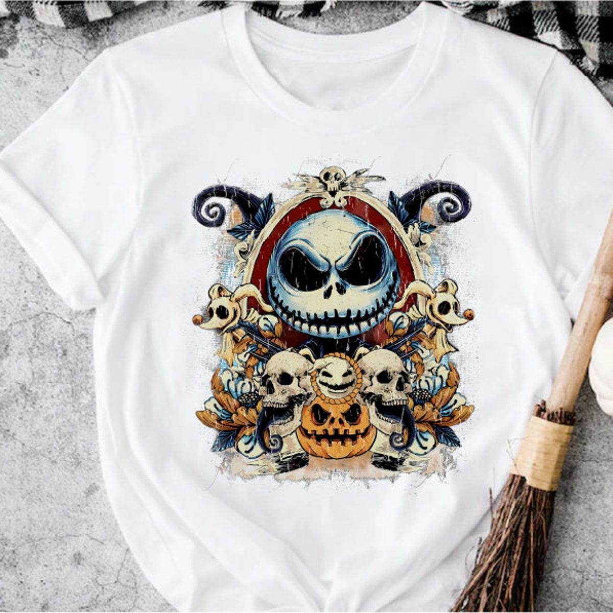 Pumpkin Skeleton Spooky Season Happy Halloween Shirt 6